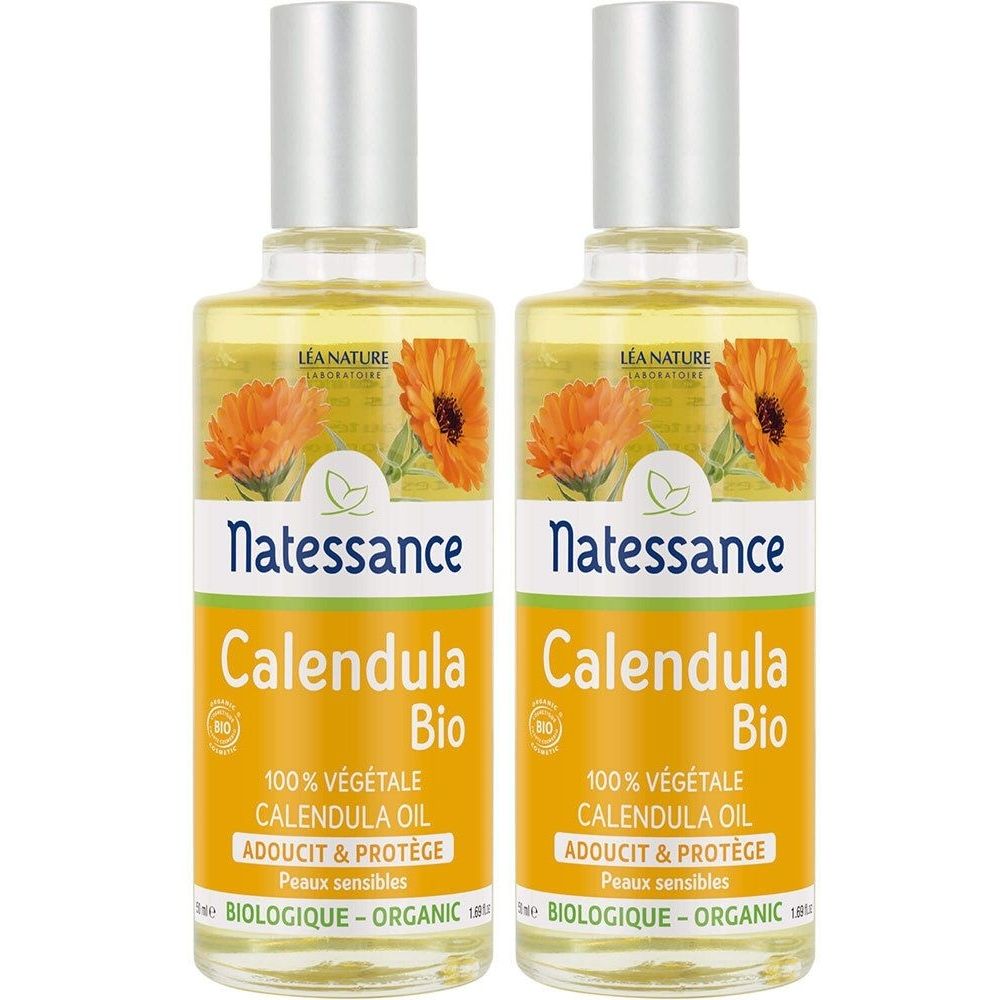 Natessance Huile de Calendula Bio Peaux Sensibles