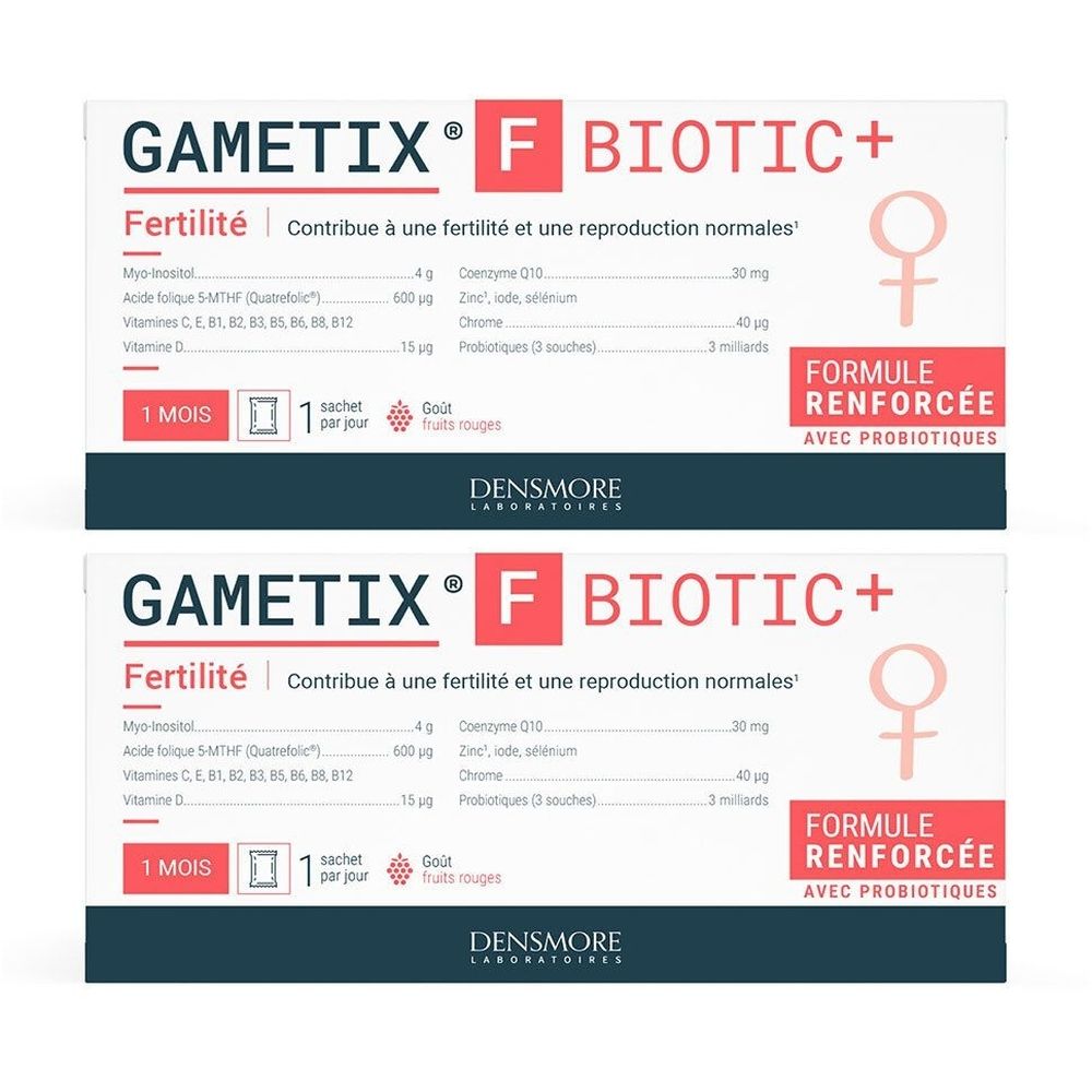 Densmore Gametix F Biotic+ – Fertilité féminine et qualité ovocytaire