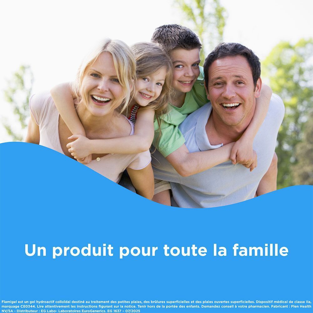Famille heureuse à l'extérieur, se portant mutuellement sur le dos.