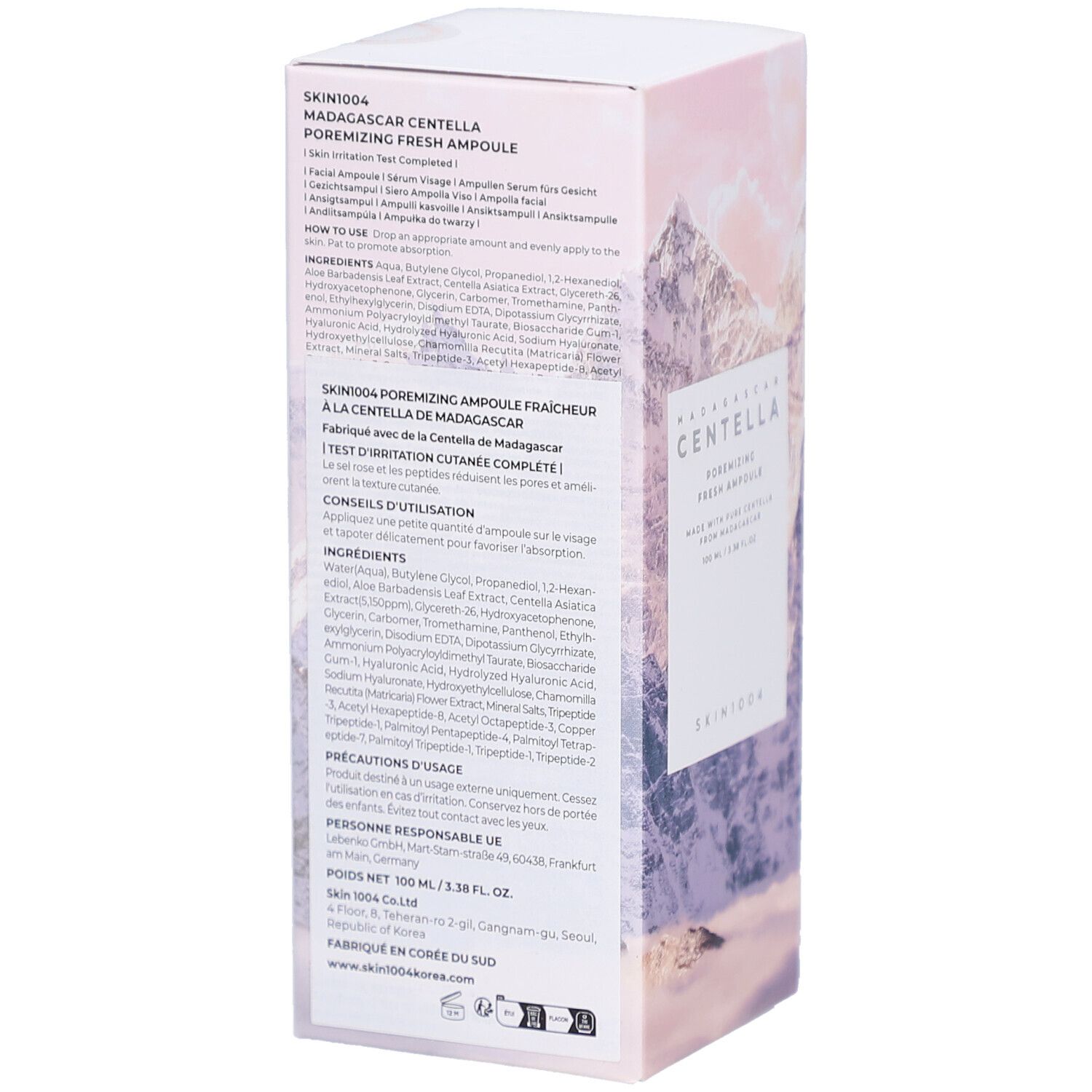SKIN1004 Madagascar Centella Poremizing Fresh Ampoule 100ml