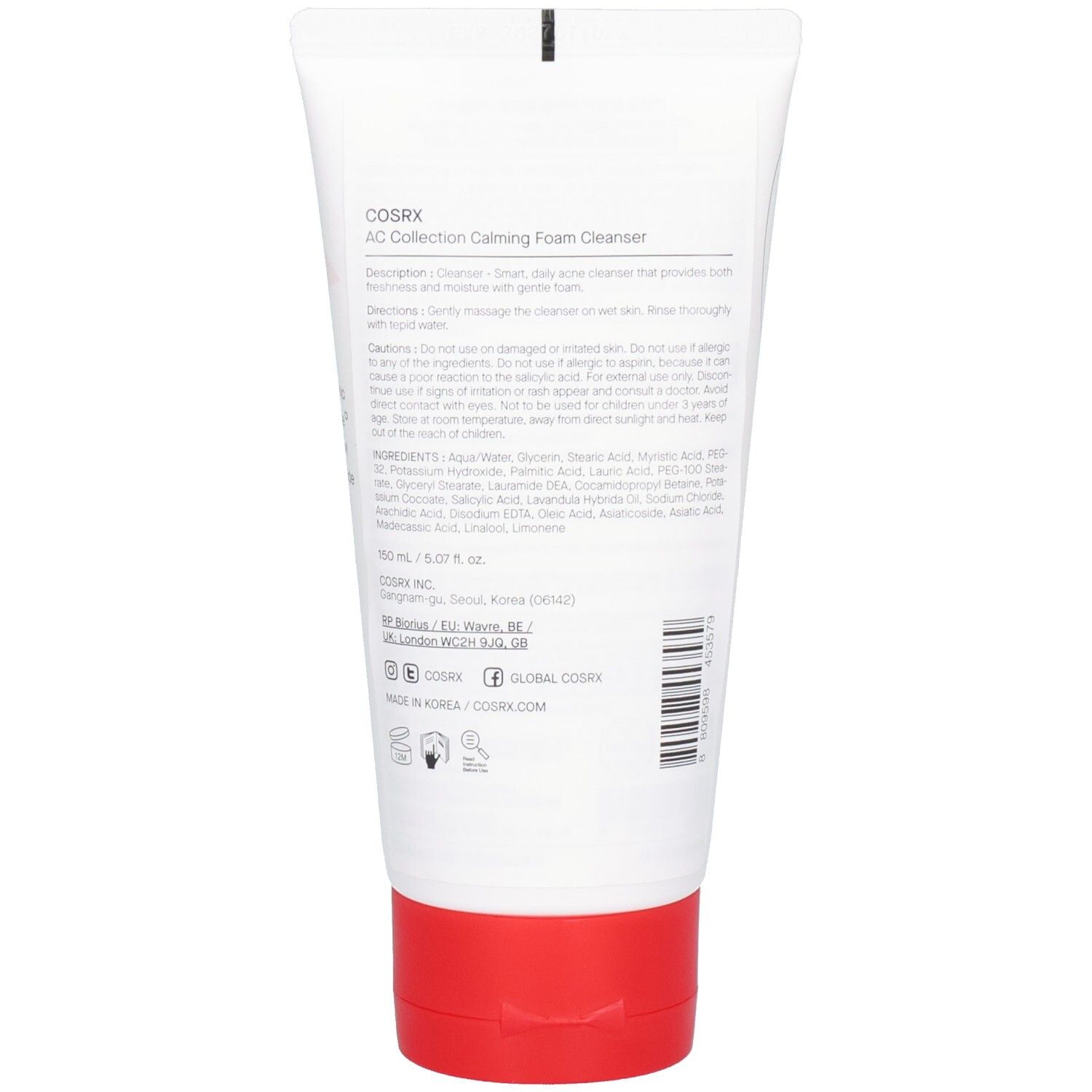 COSRX AC Collection Calming Foam Cleanser