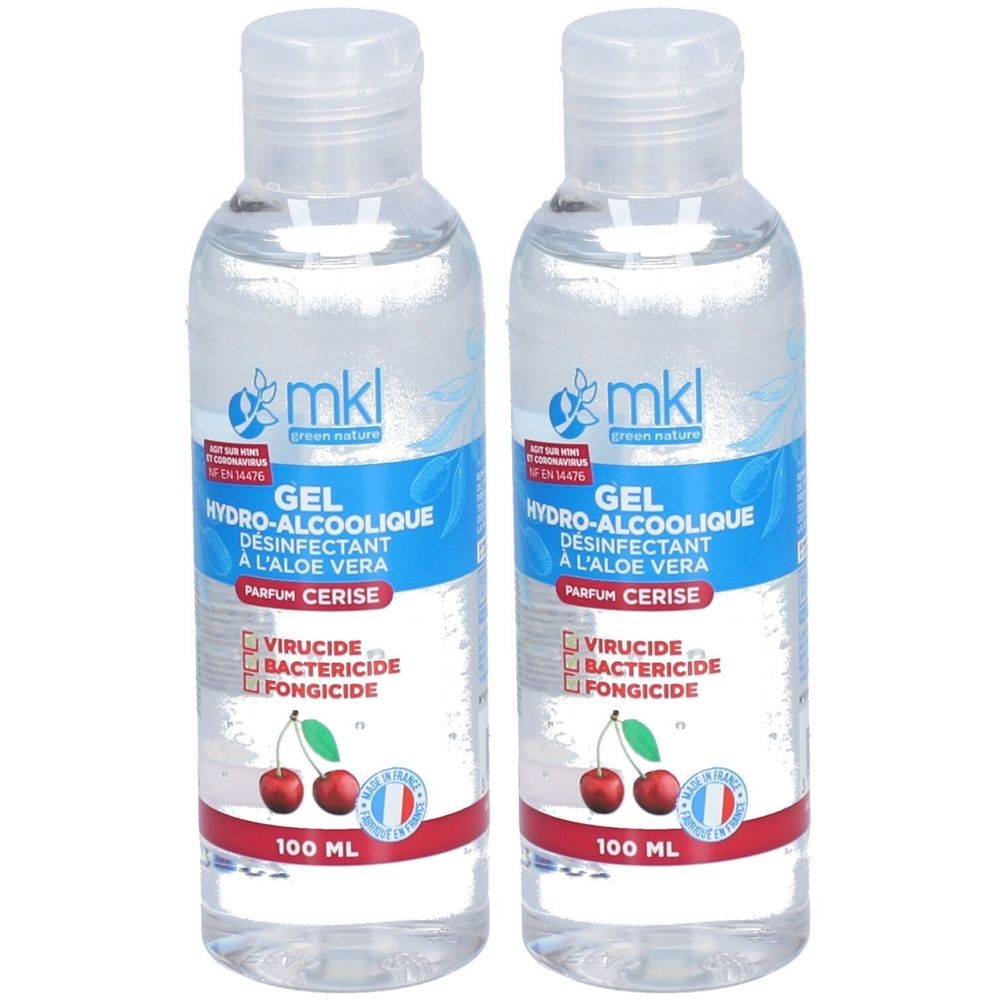 MKL Green Nature Gel Hydro-Alcoolique Cerise