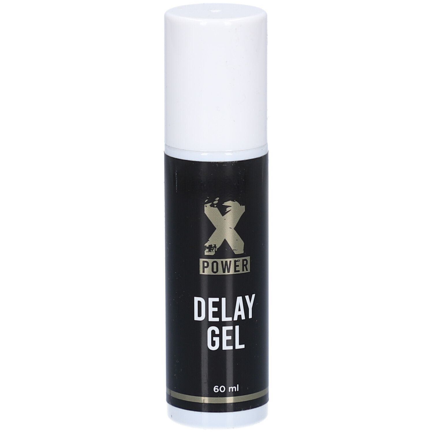 Xpower Delay Gel Flasche mit 60 ml Inhalt.