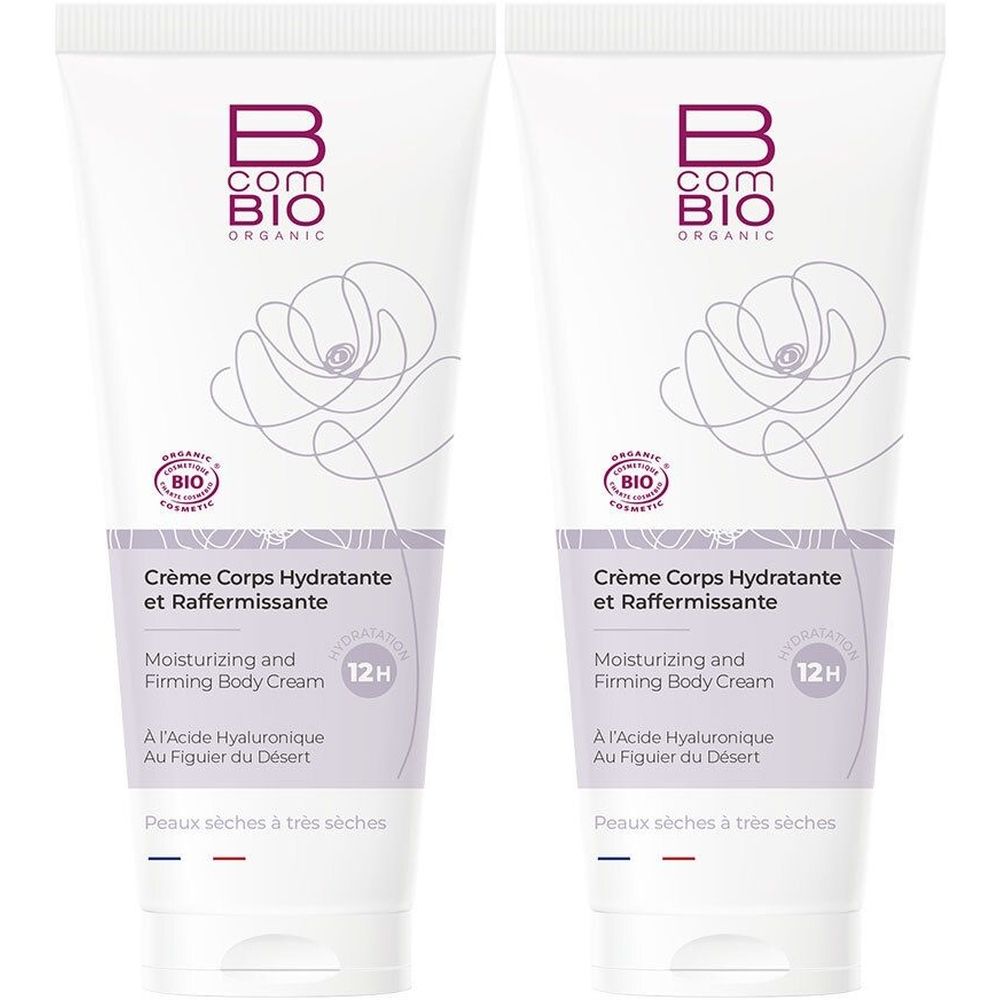 B COM BIO HYDRATATION Crème Corps Hydratante et Raffermissante