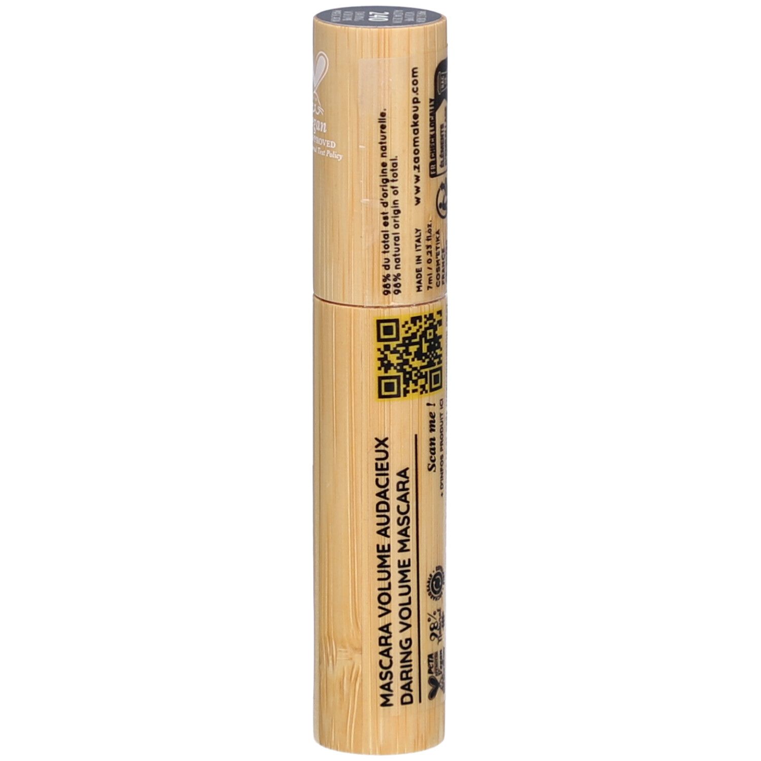 ZAO Mascara Volume Audacieux 240 Noir Intense