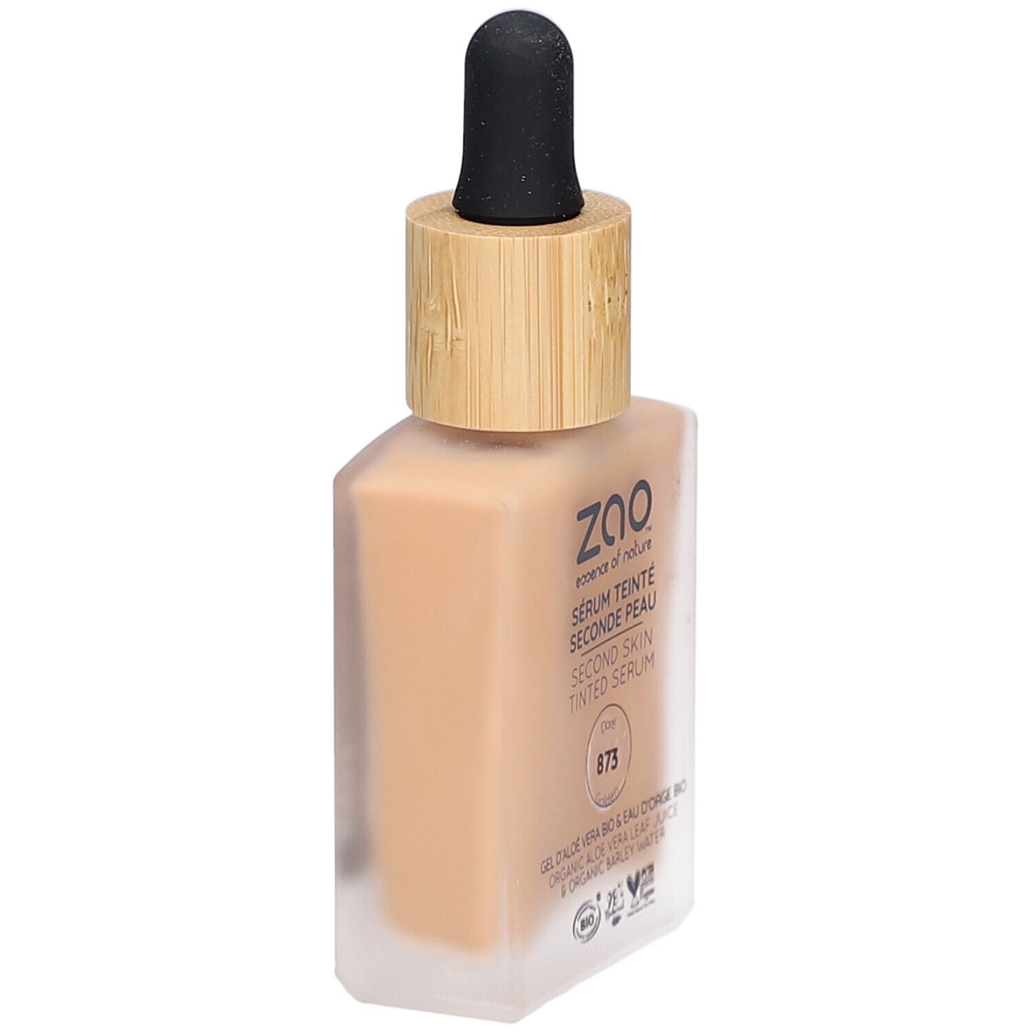 ZAO Sérum teinté seconde peau 873 Doré