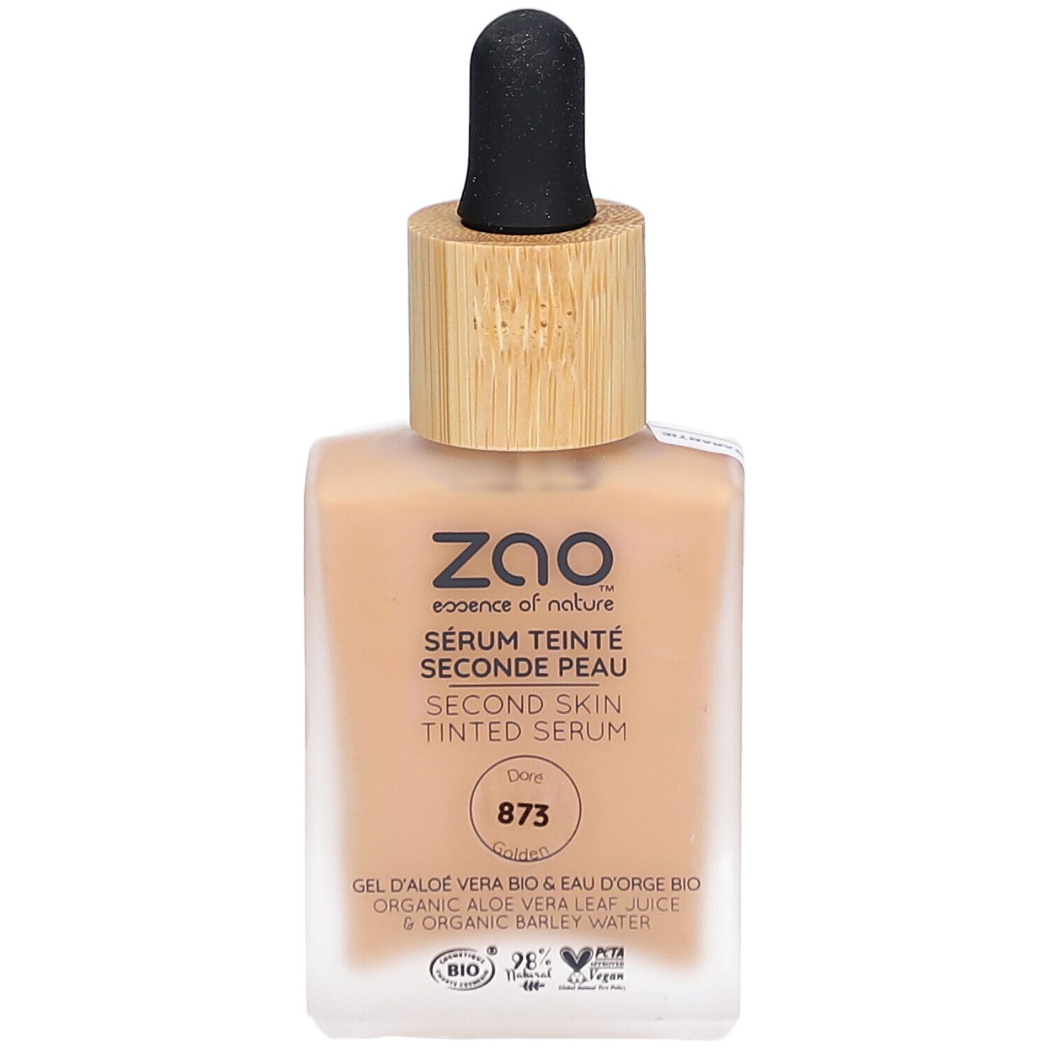 ZAO Sérum teinté seconde peau 873 Doré