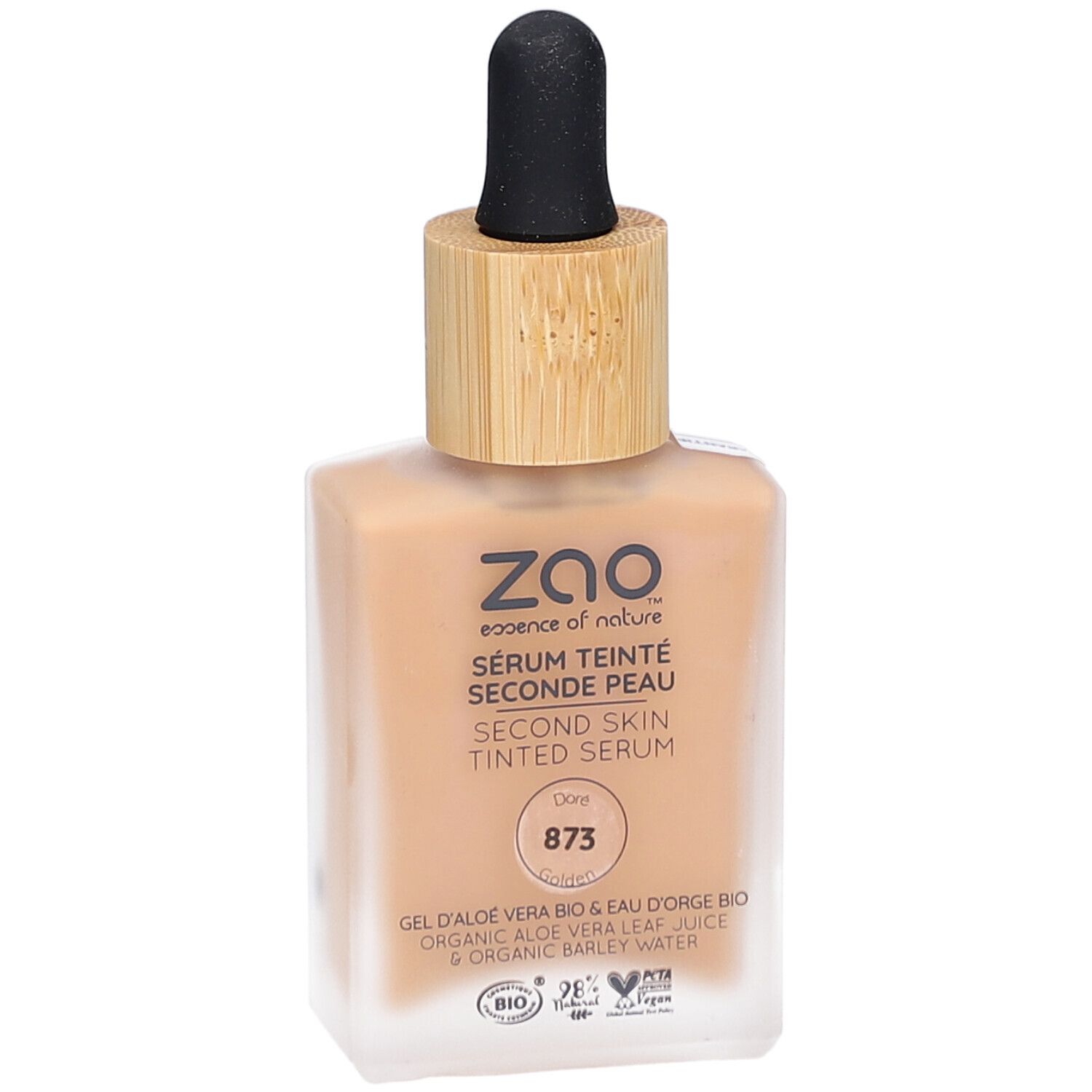 ZAO Sérum teinté seconde peau 873 Doré