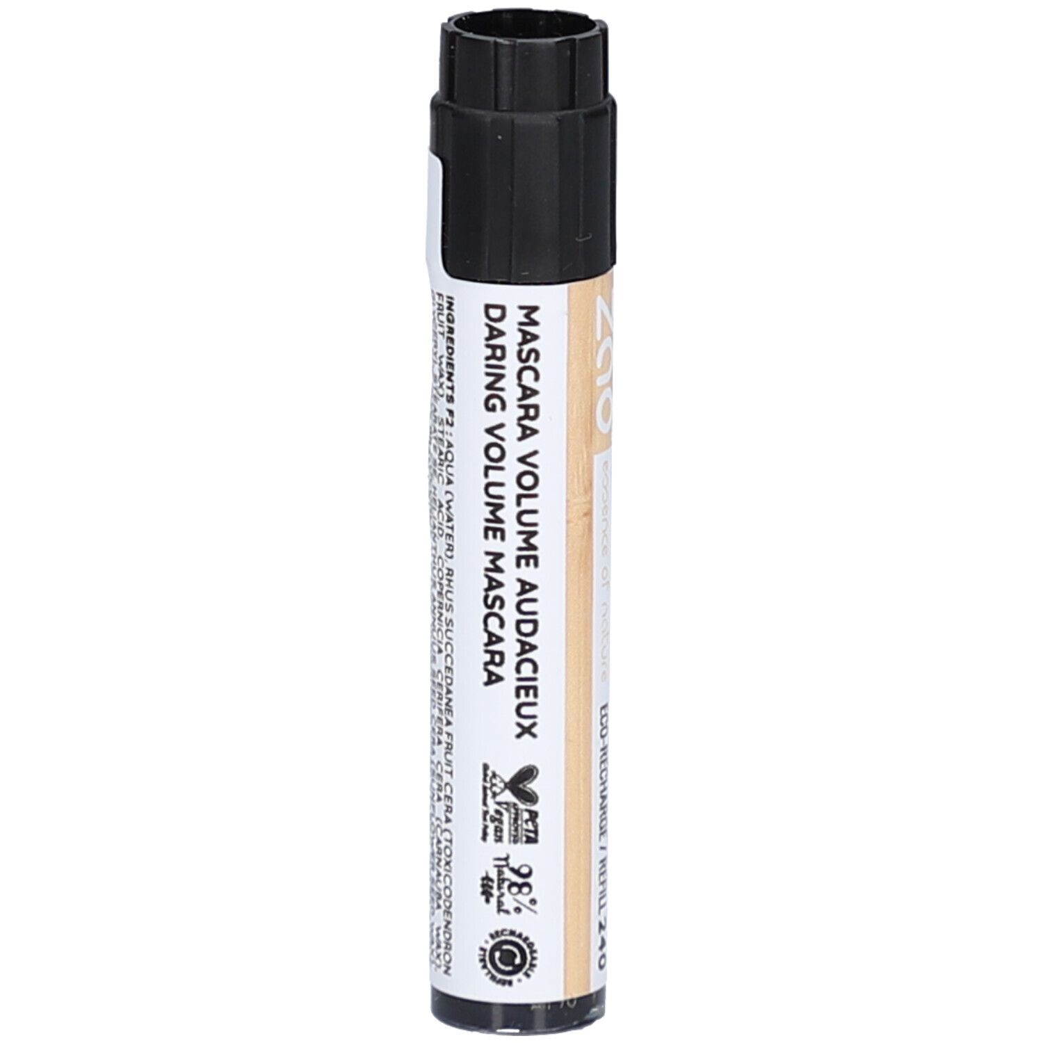 ZAO Recharge Mascara Volume Audacieux 240 Noir Intense
