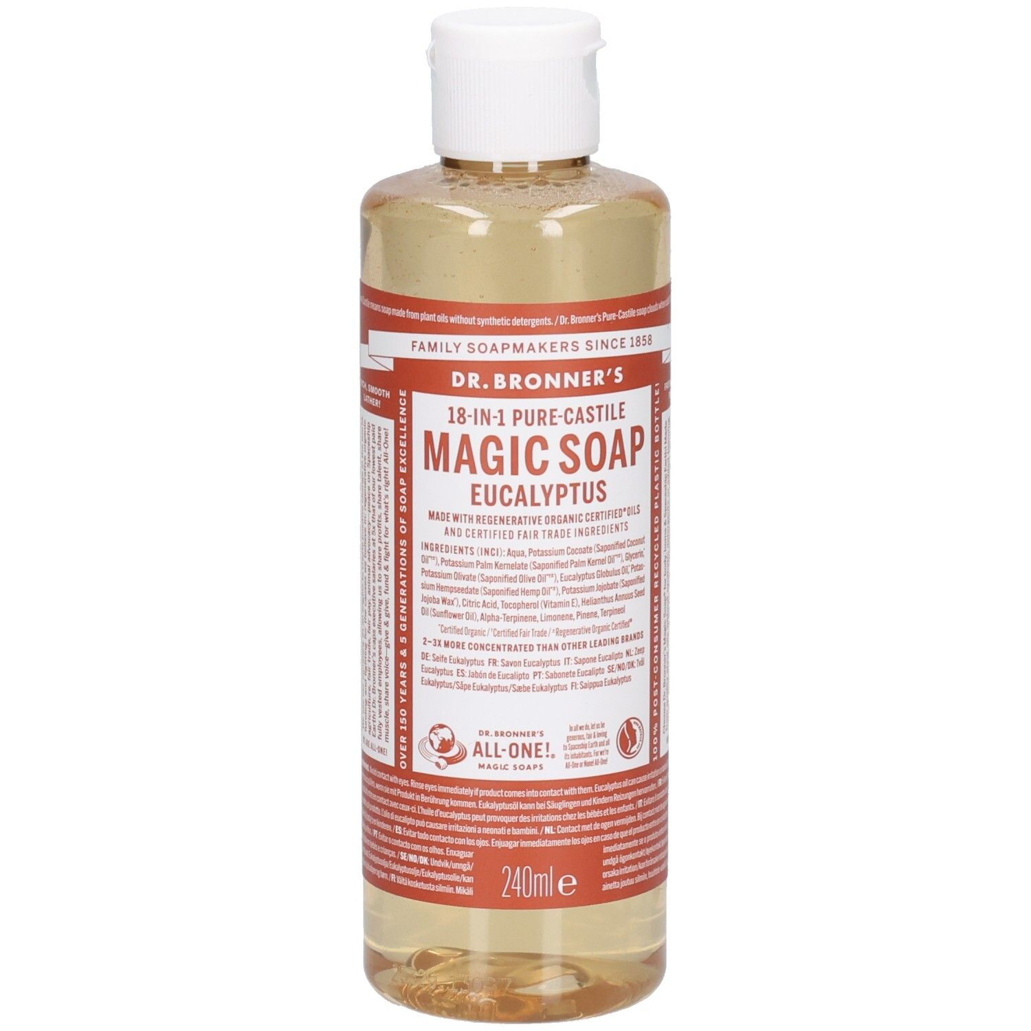 DR Bronners SAV LIQ Eucalyp 240Ml 240 ml Flüssigseife