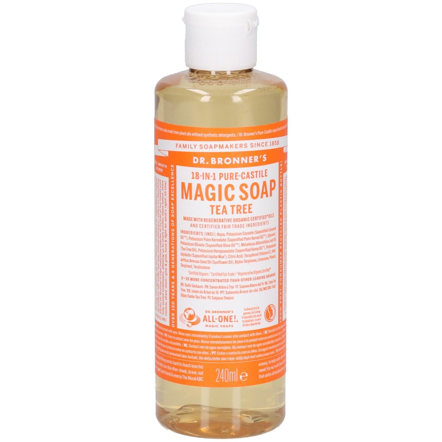 DR Bronners SAV LIQ Arbre The240Ml 240 ml Flüssigseife