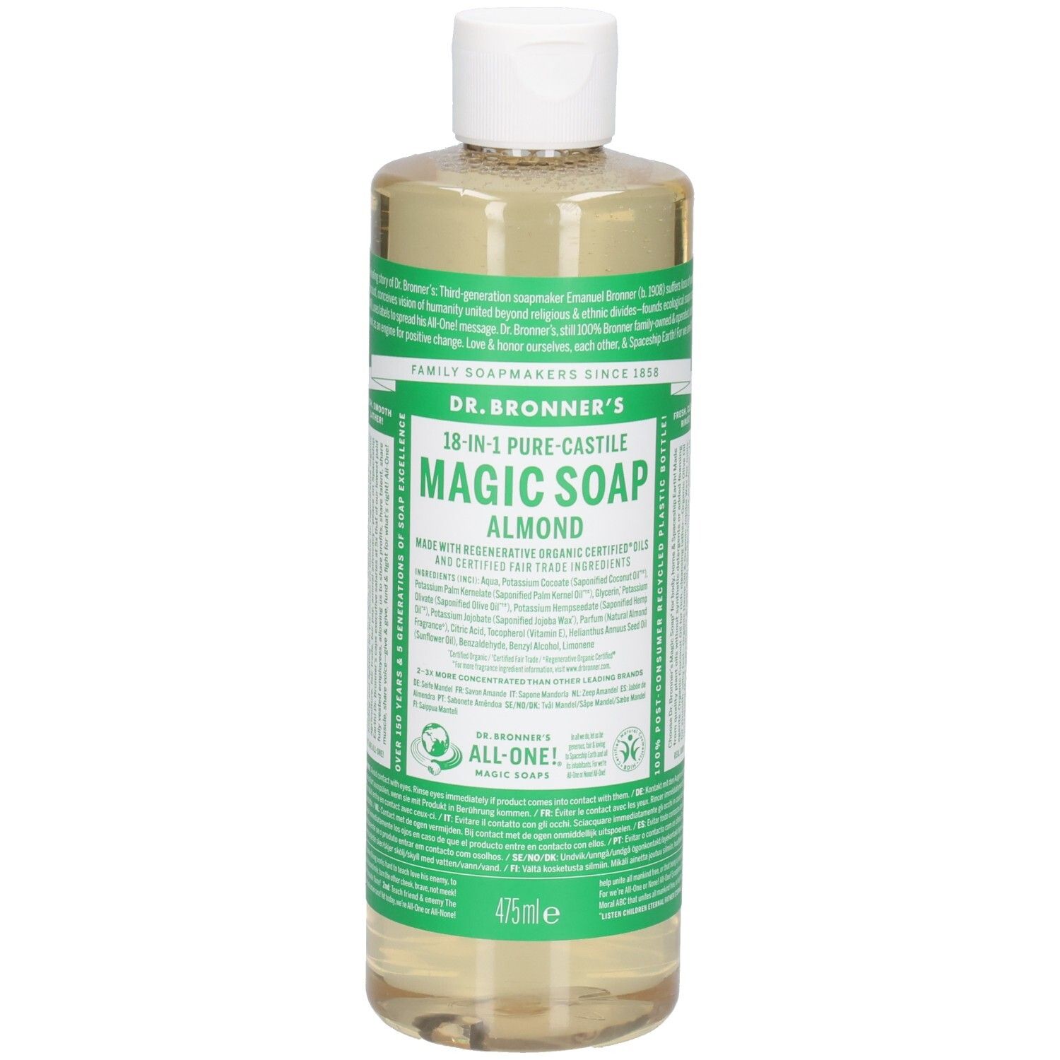 DR Bronners SAV LIQ Amande 475Ml 475 ml Flüssigseife