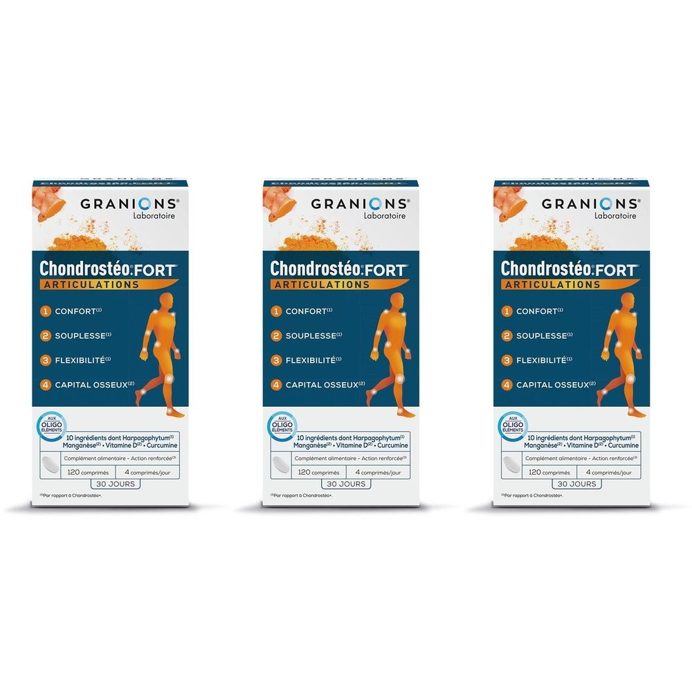 Laboratoire des Granions® Chondrostéo®+ Fort Articulations