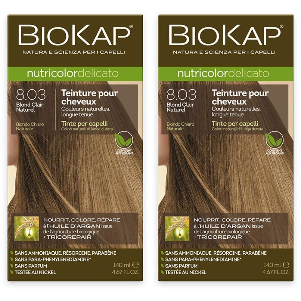 BIOKAP Nutricolor Delicato Haarkleur 8.03 Natuurlijk Licht Blond