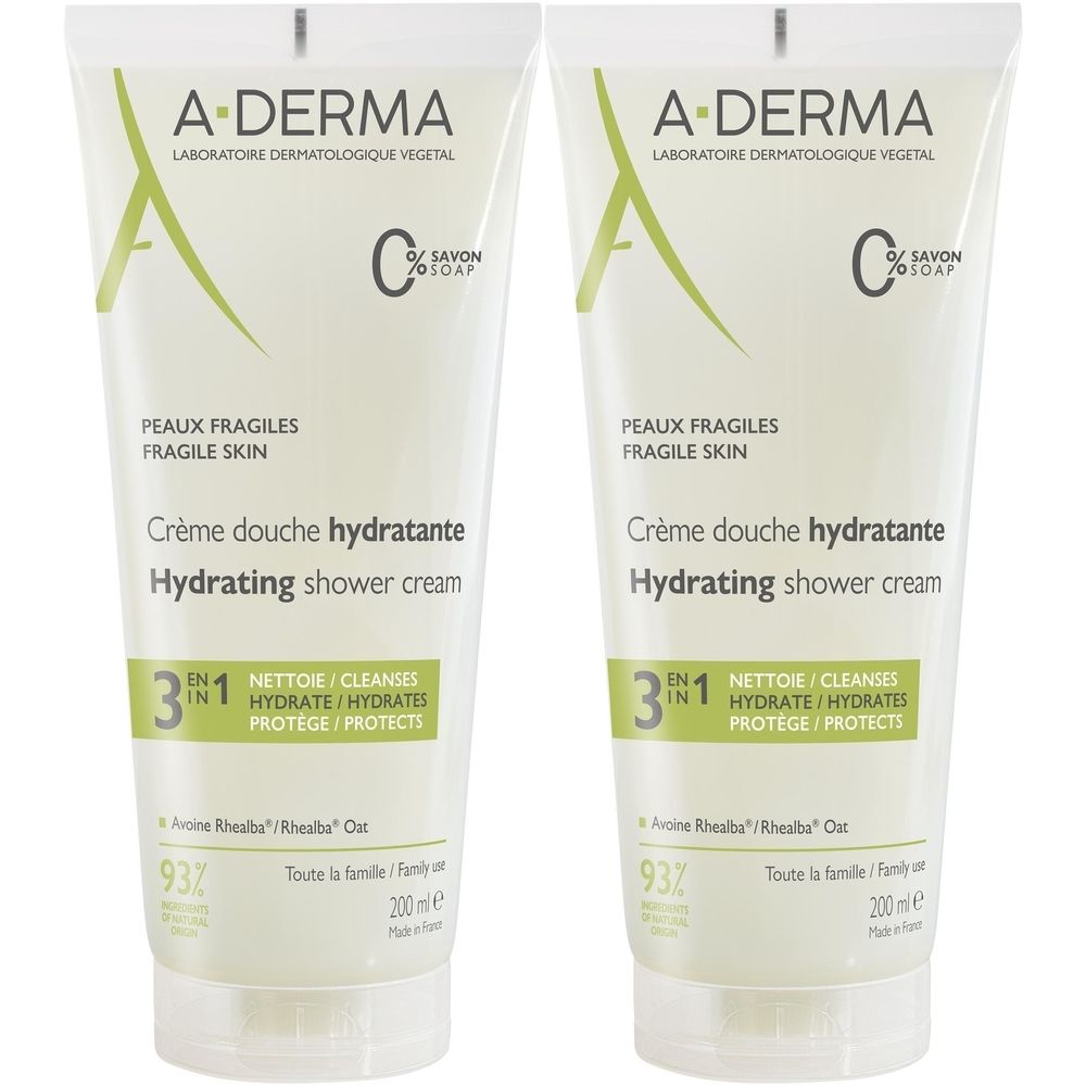 A-derma Crème Douche Hydratante