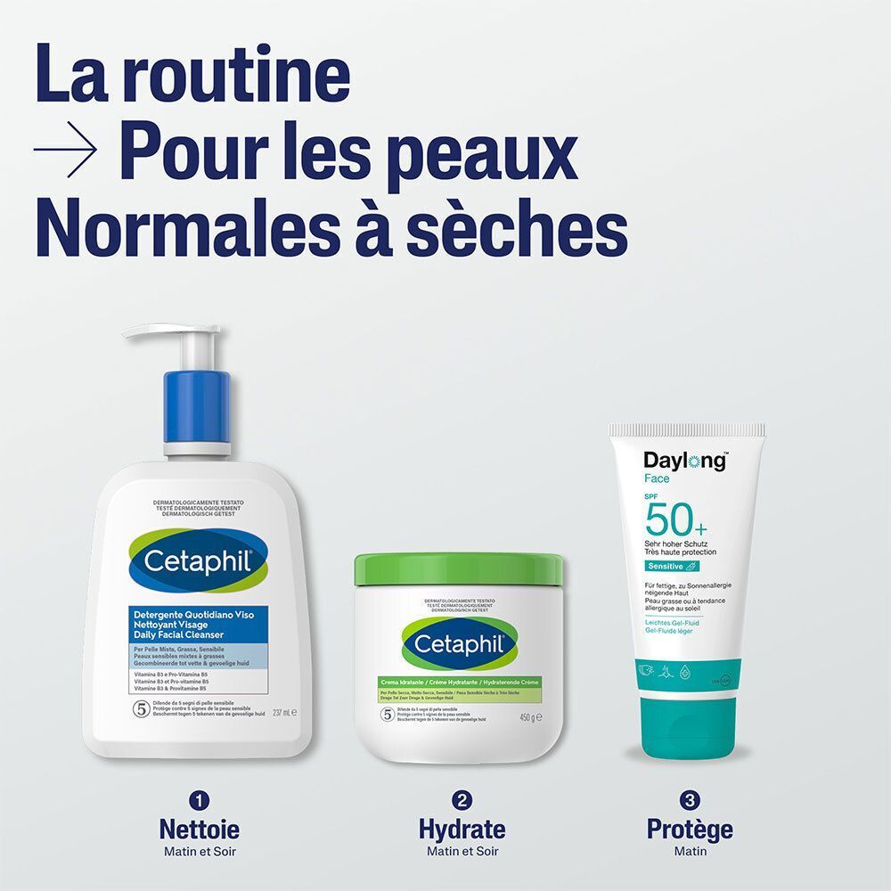 CETAPHIL® Nettoyant visage peaux sensibles mixtes à grasses