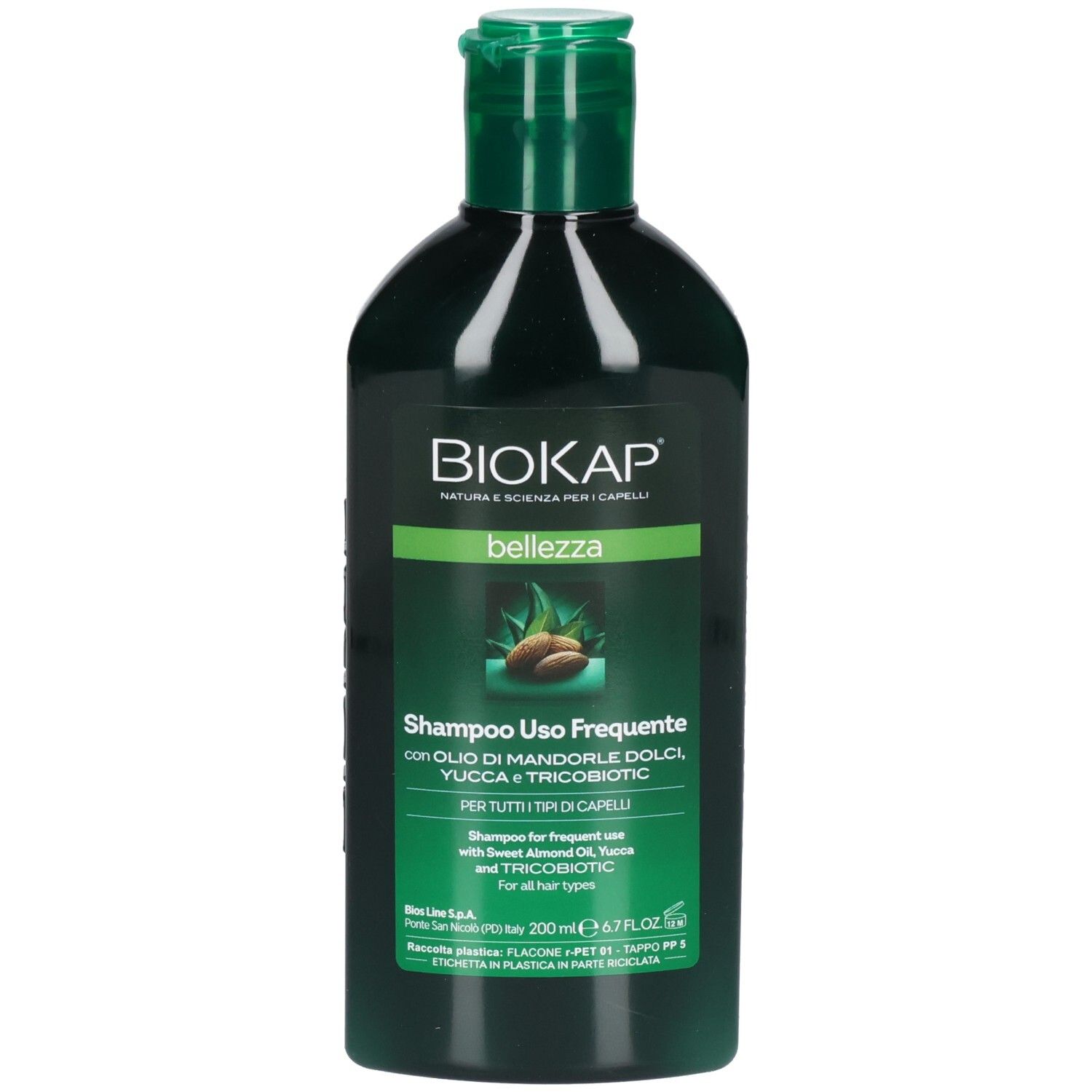 BIOKAP  Bellezza Shampoing Usage Fr&eacute;quent 200 ml - Flacon 200 ml