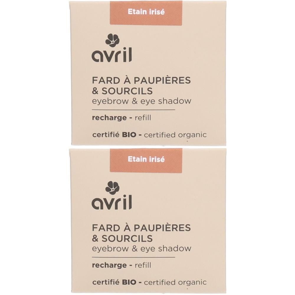 Avril Recharge Fard à Paupières & Sourcils - Etain irisé