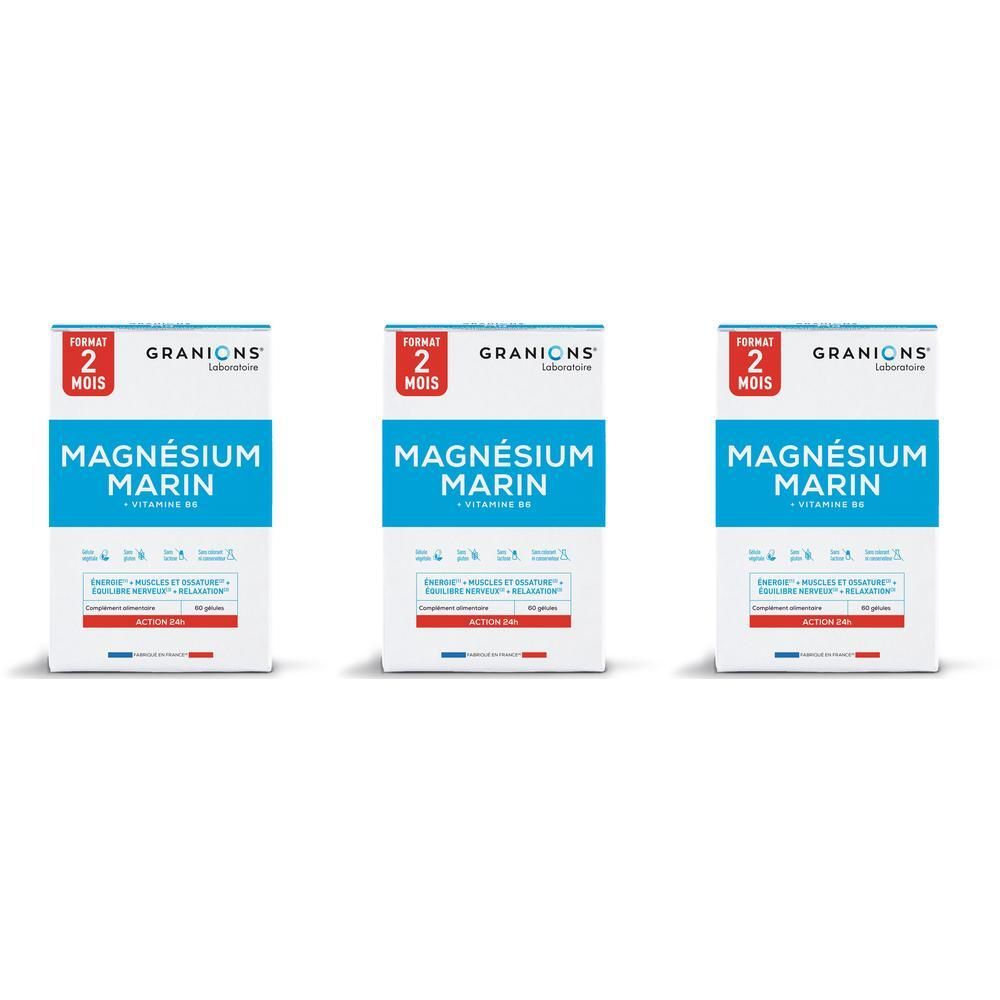 Magnésium Marin 2 mois 60 gélules x3 3x60 St Kapseln
