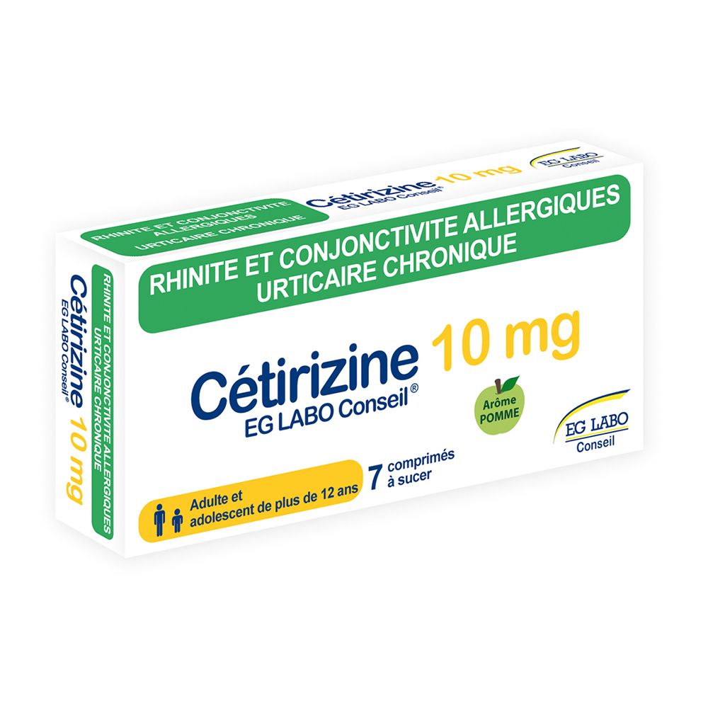 Cétrizine EG Labo Conseil® 10 mg