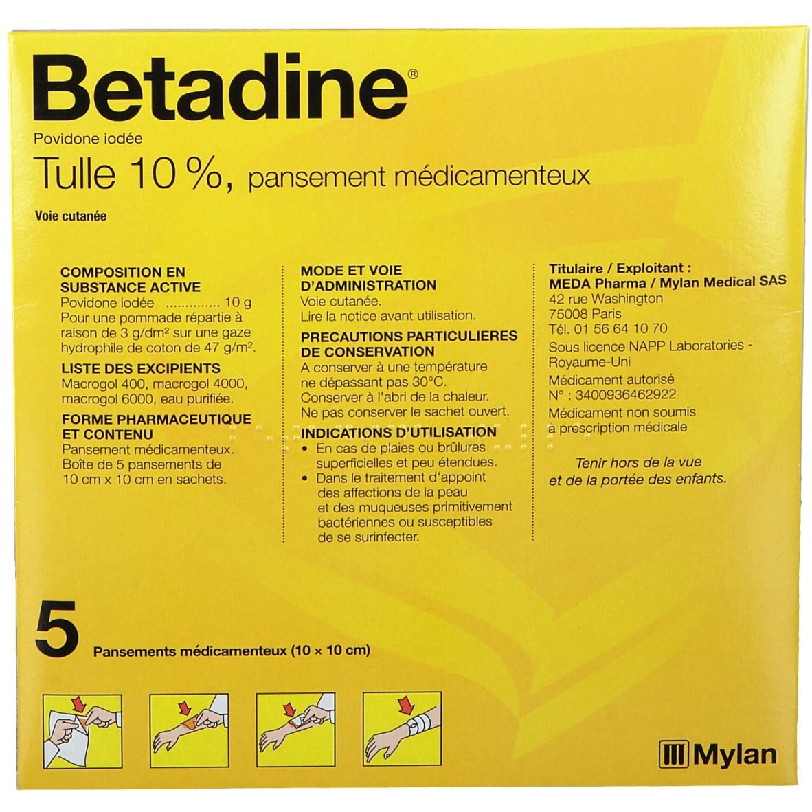 Betadine® Tulle 10 %