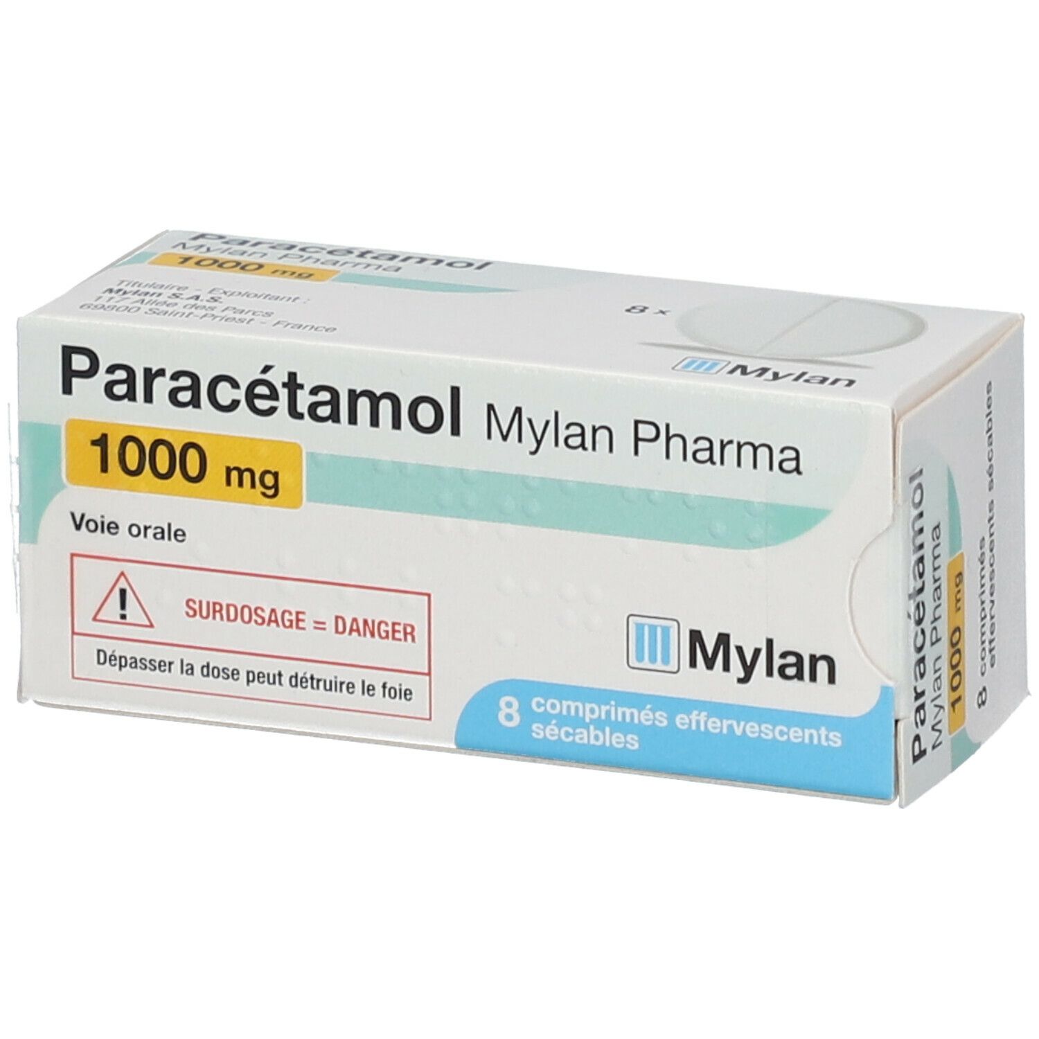 Paracétamol Mylan 1000 mg