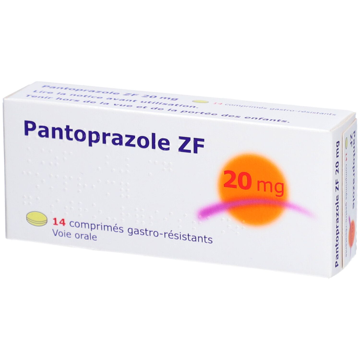 Pantoprazole ZF Comprimés gastro-résistants 20 mg
