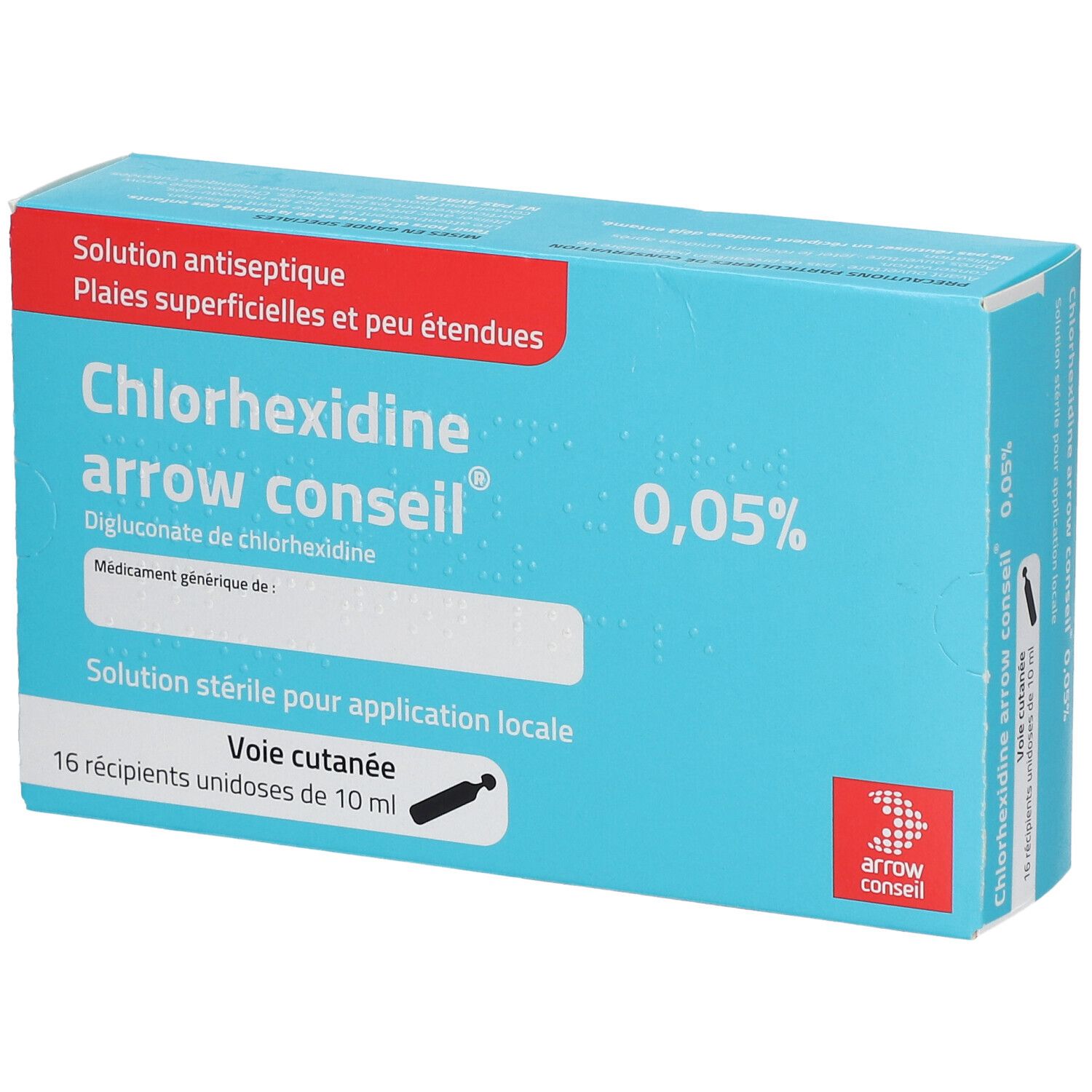 Chlorhexidine arrow conseil 0,05 %