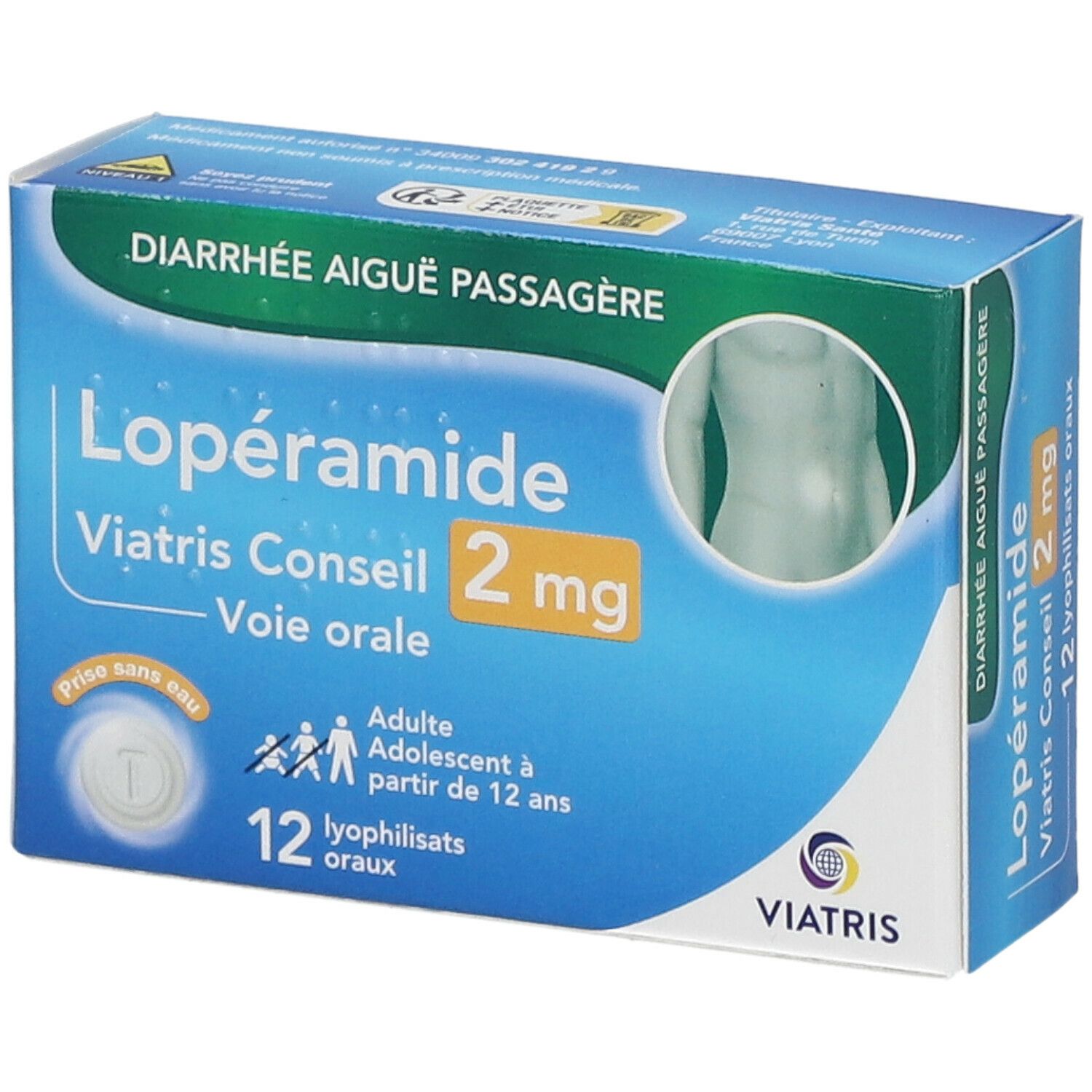 Lopéramide Viatris Conseil 2 mg