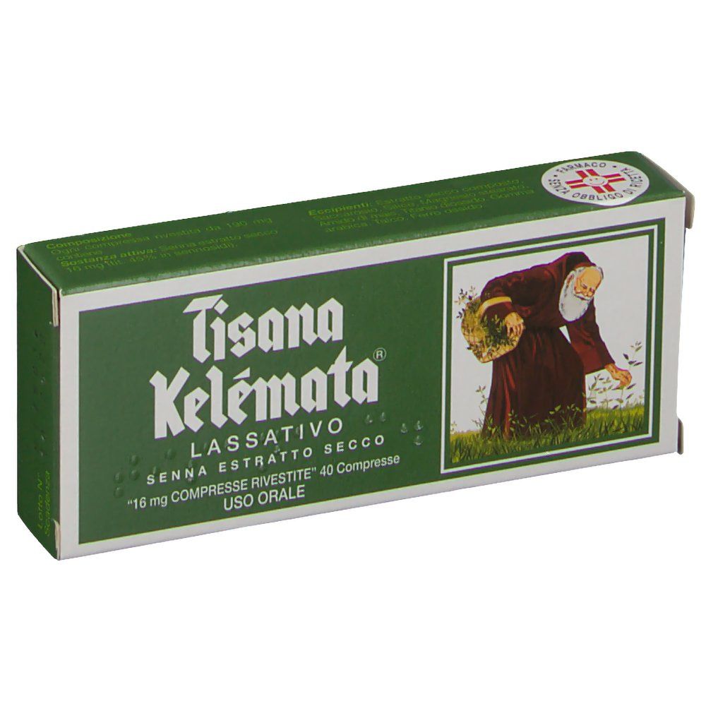 TISANA KELEMATA 16 mg COMPRESSE RIVESTITE 40 Compresse
