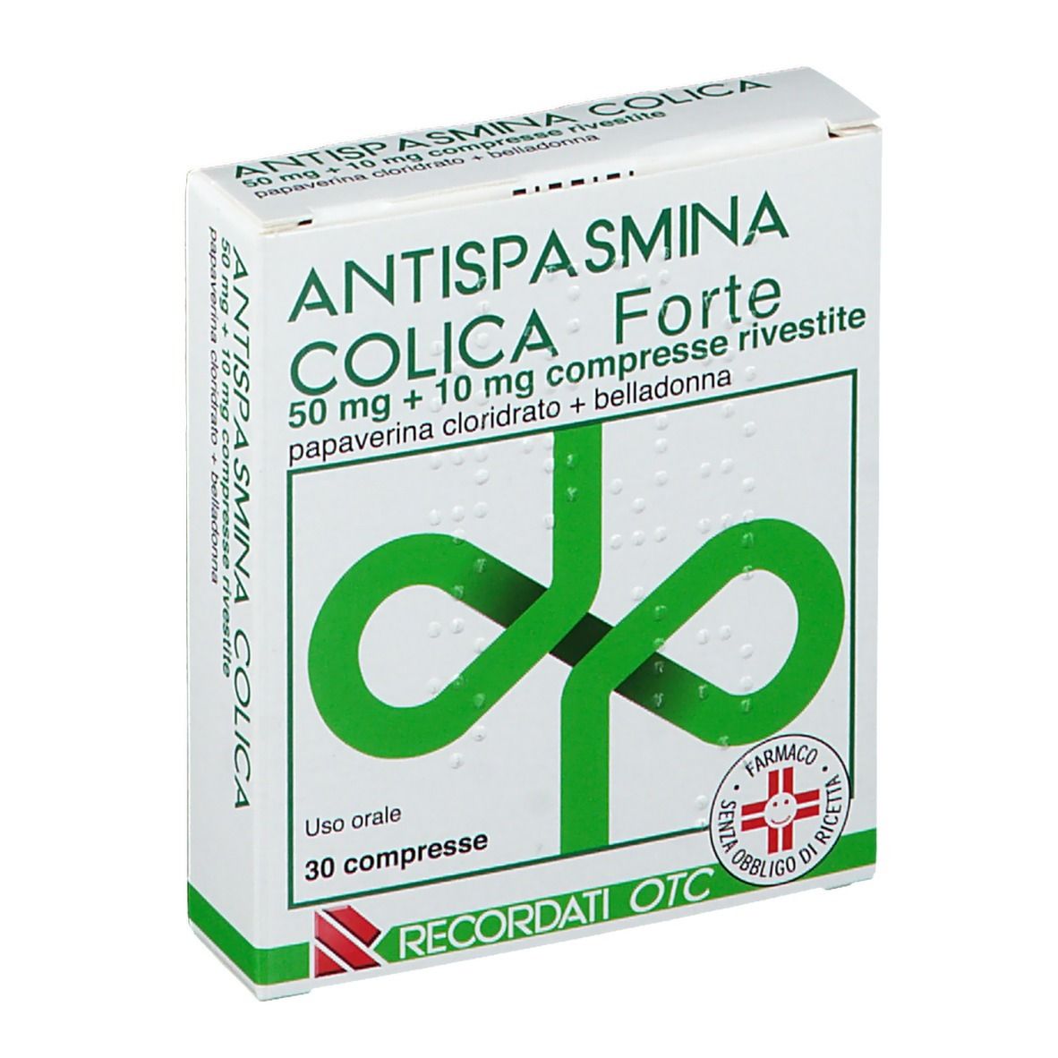 Antispasmina Colica Forte 50 mg + 10 mg compresse rivestite