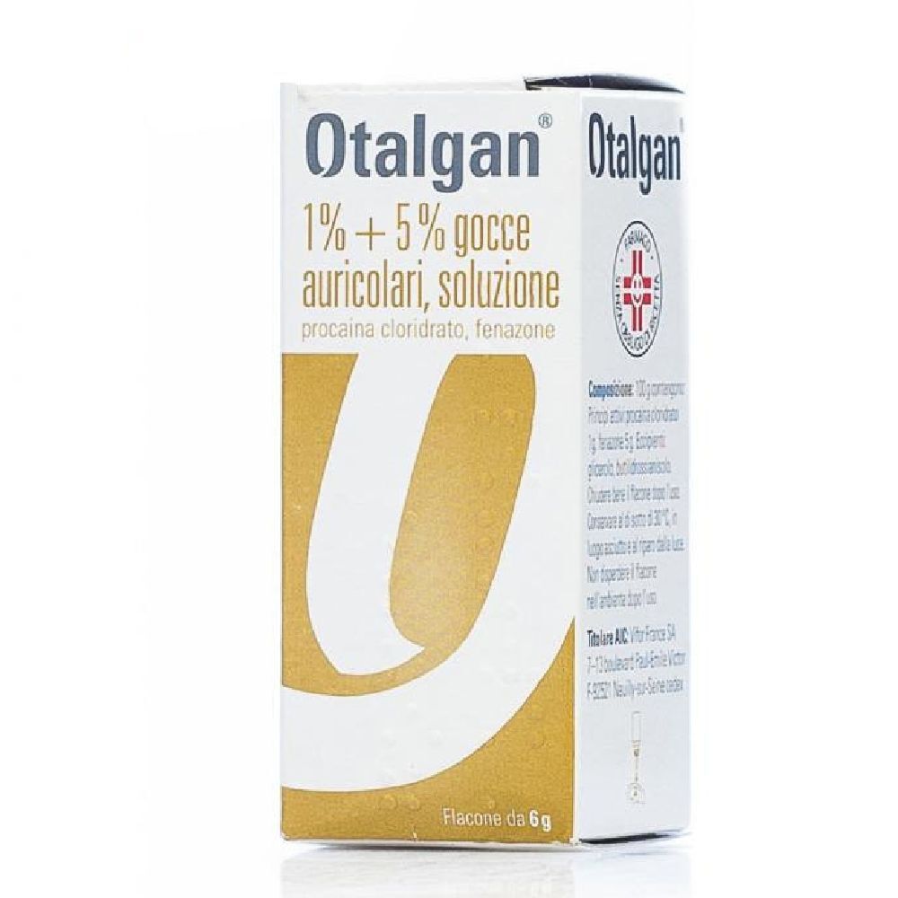 OTALGAN® 10 mg/mL + 50 mg/mL gocce auricolari, soluzione