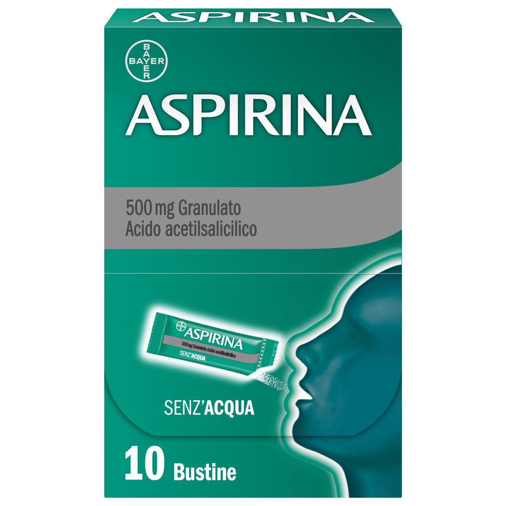 Image of Aspirina in Granuli Senza Acqua Antidolorifico e Antinfiammatorio Bustine
