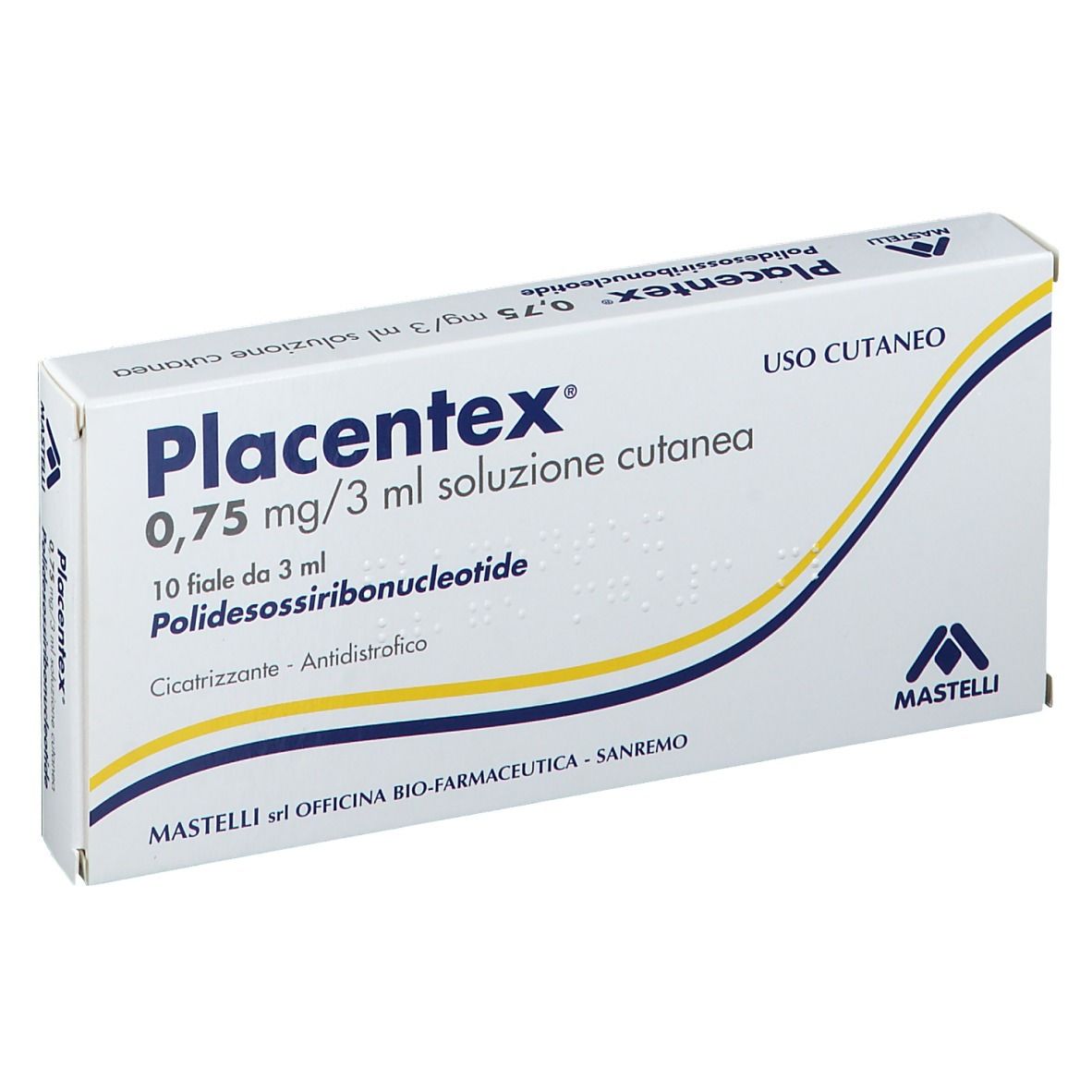 Placentex® 0,75 mg/3 ml Soluzione Cutanea Fiale