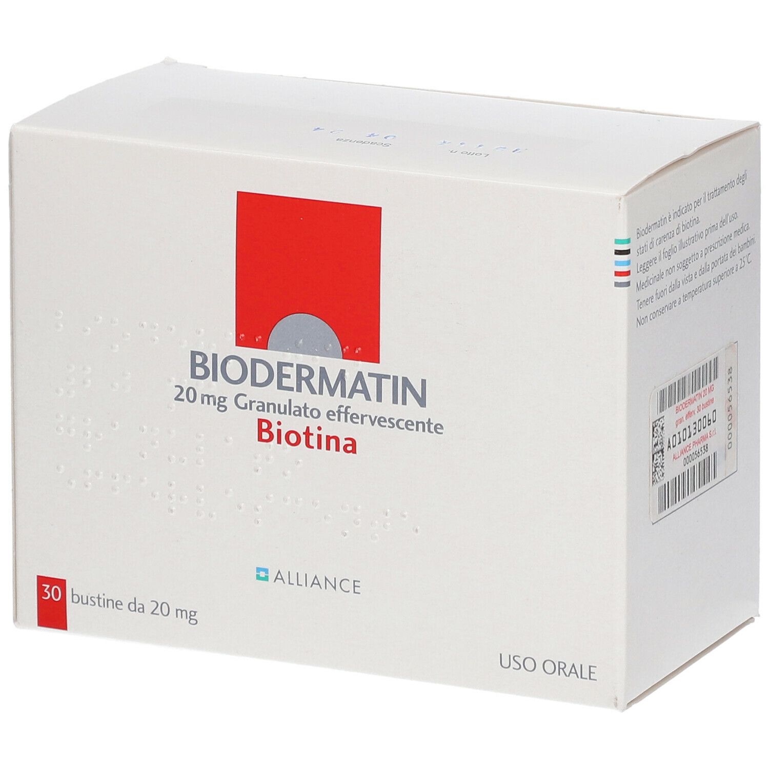 Image of BIODERMATIN 20 mg Granulato effervescente 30 Bustine