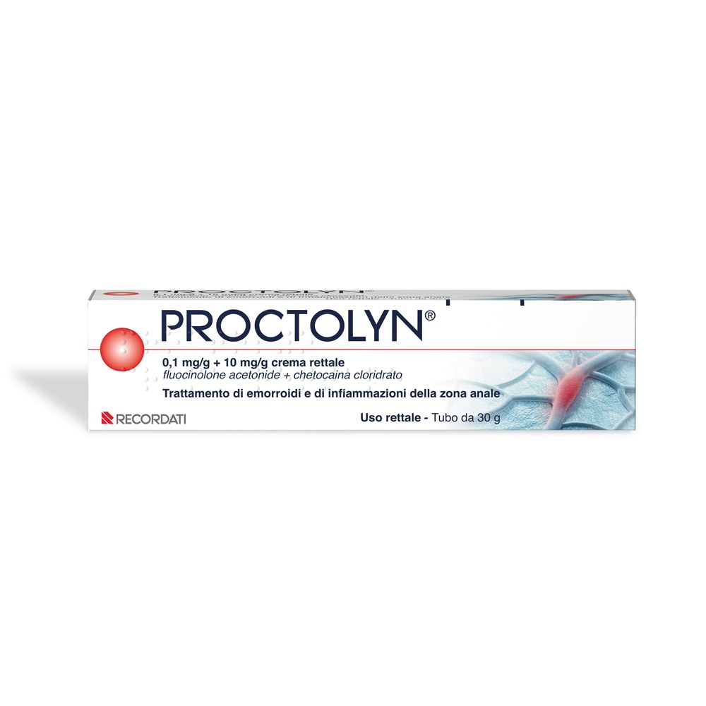 Proctolyn® 0,1 mg/g + 10 mg/g Crema Rettale
