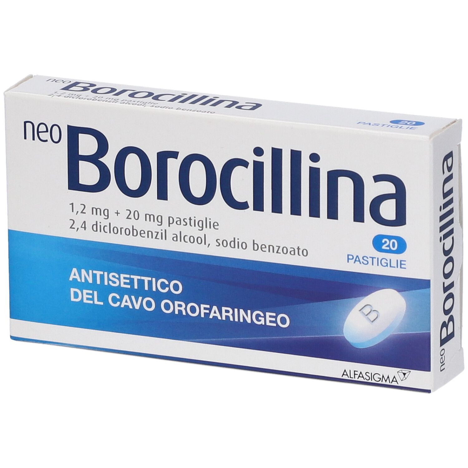 NeoBorocillina Antisettico Gola Pastiglie per Mal di Gola