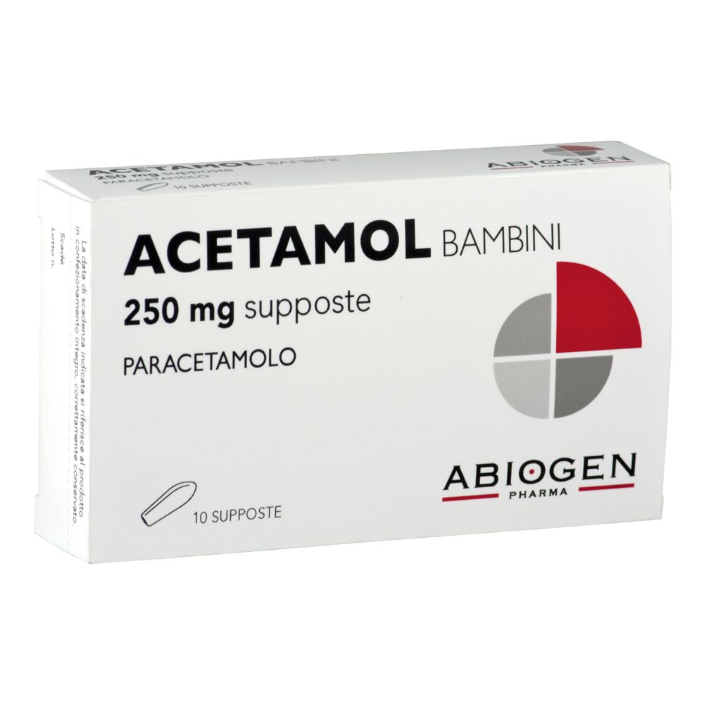 ACETAMOL BAMBINI 250 mg supposte
