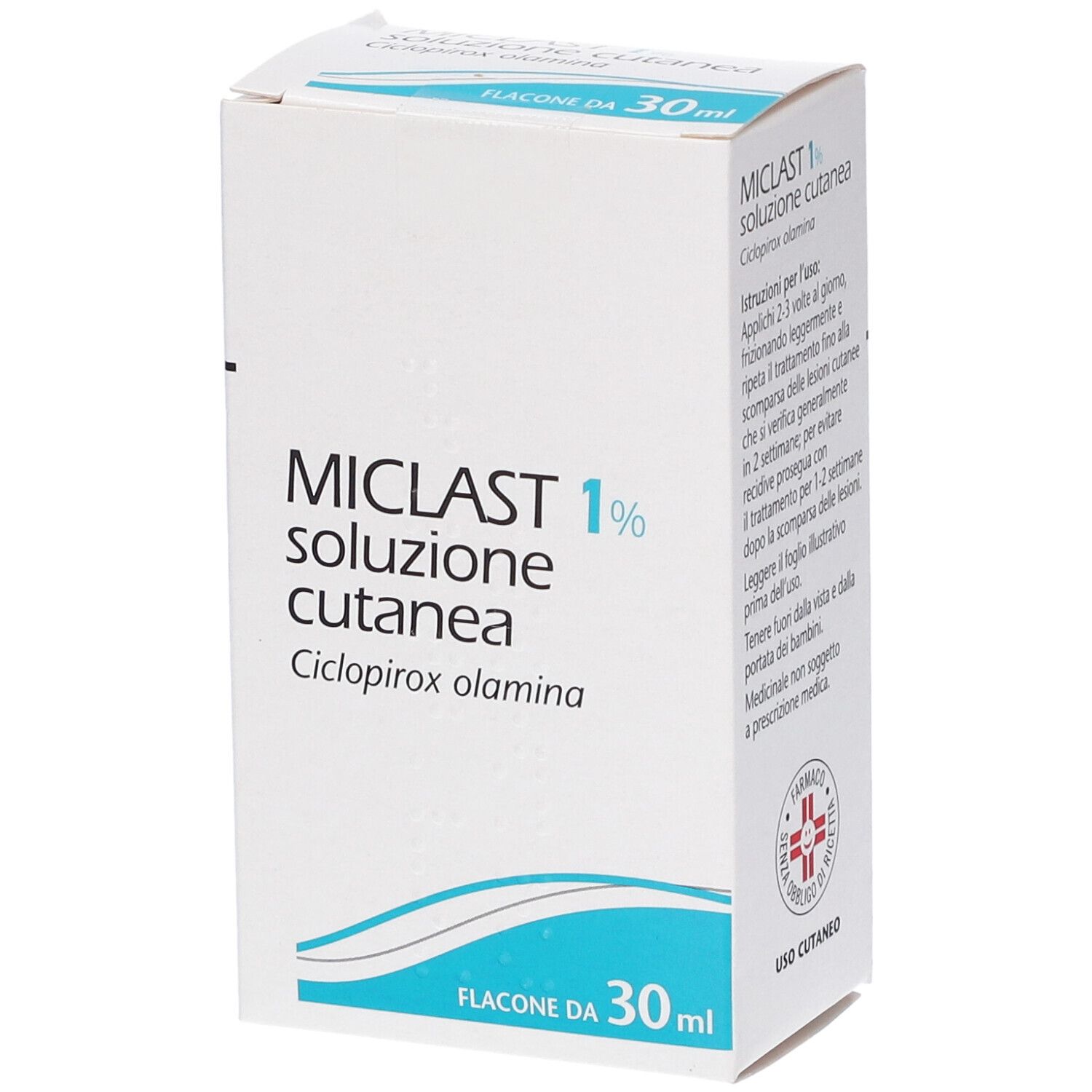 MICLAST 1% soluzione cutanea