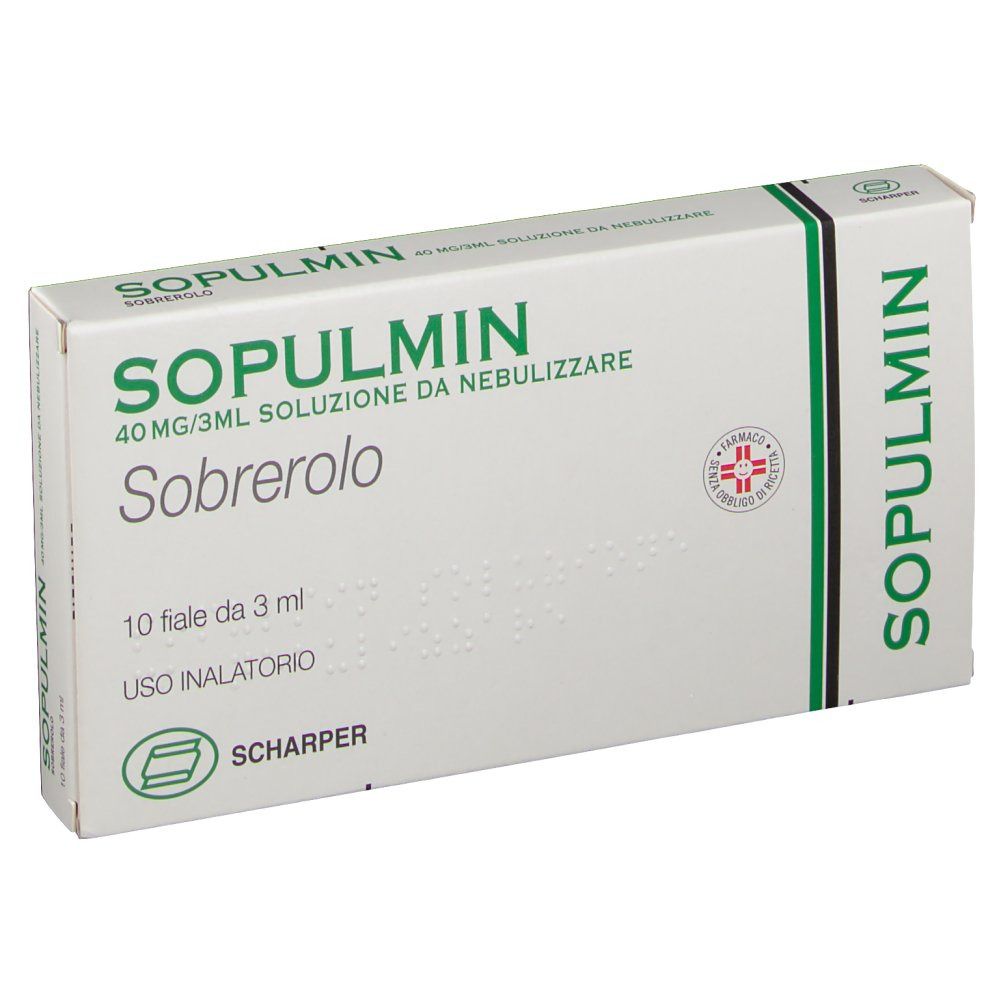 Sopulmin 40 mg/3 ml Soluzione Nebulizzante
