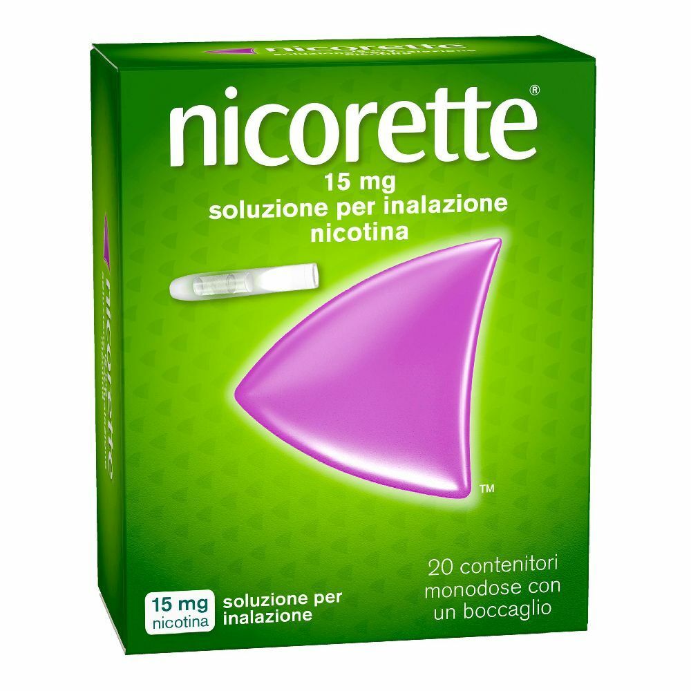 Image of Nicorette® Soluzione per inalazione 20 pz 15 mg