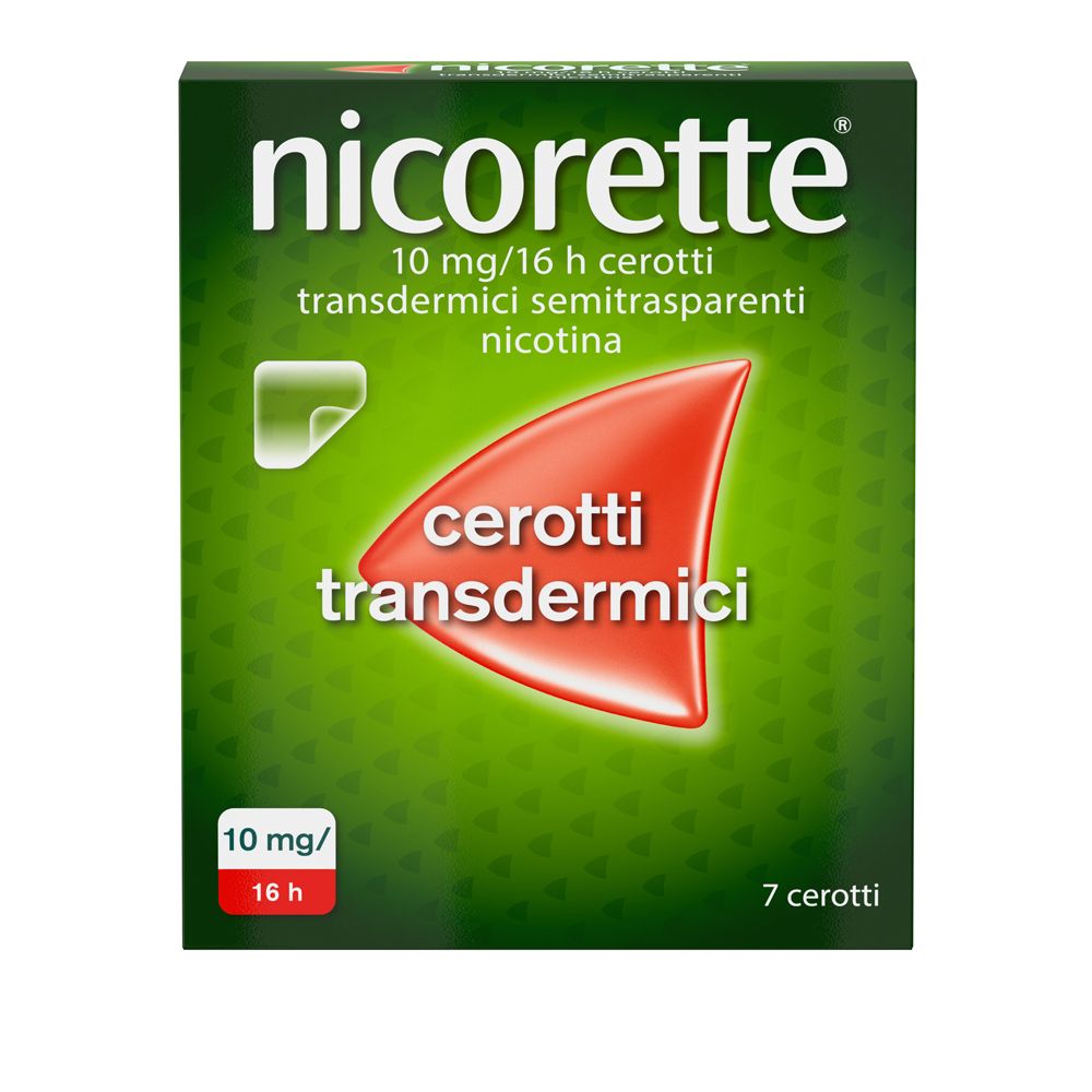 NICORETTE 10 mg/16 h cerotti transdermici semitrasparenti