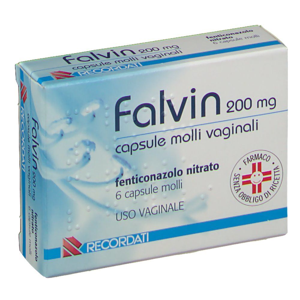 Falvin 200 mg capsule molli vaginali