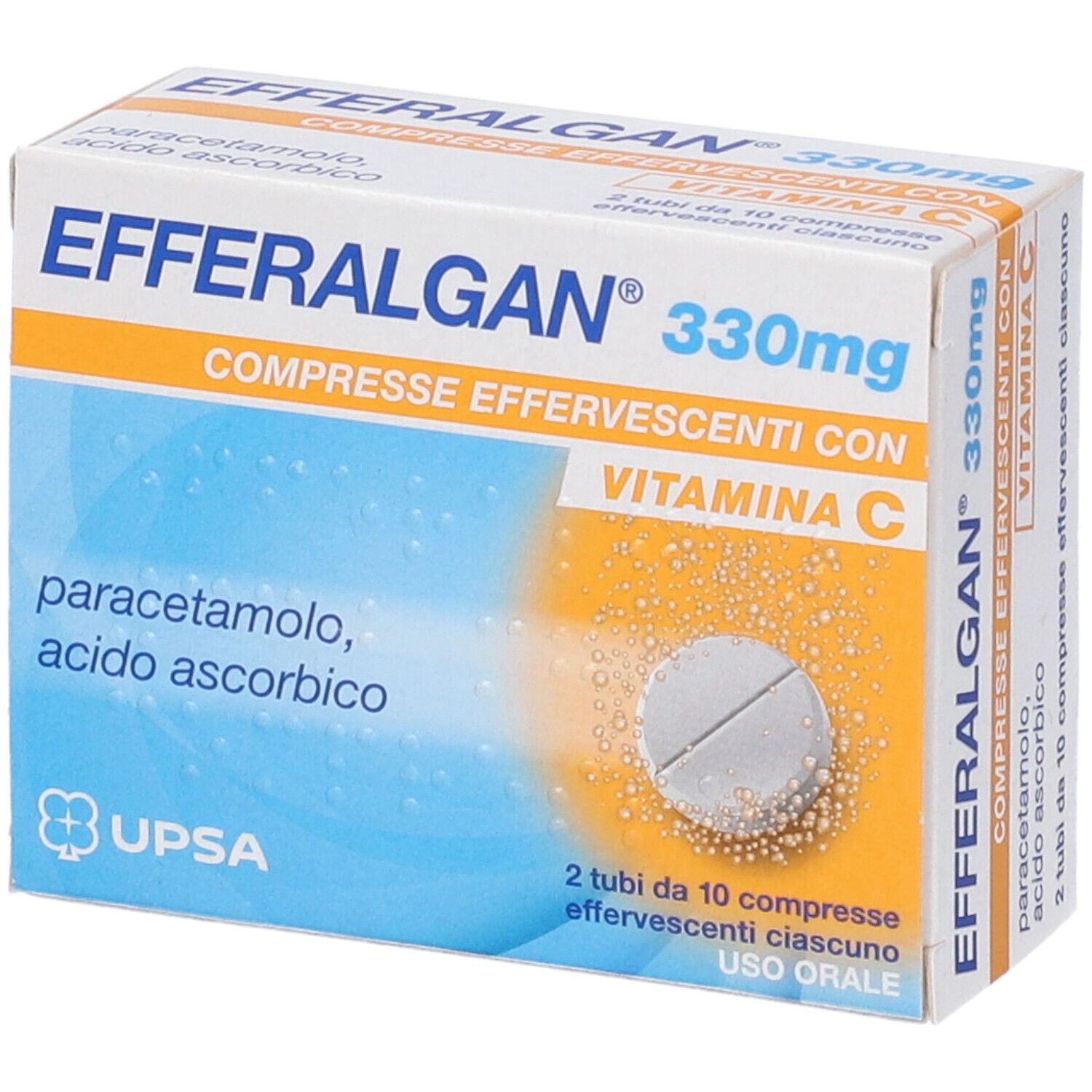 EFFERALGAN® 330 mg Compresse Effervescenti con Vitamina C