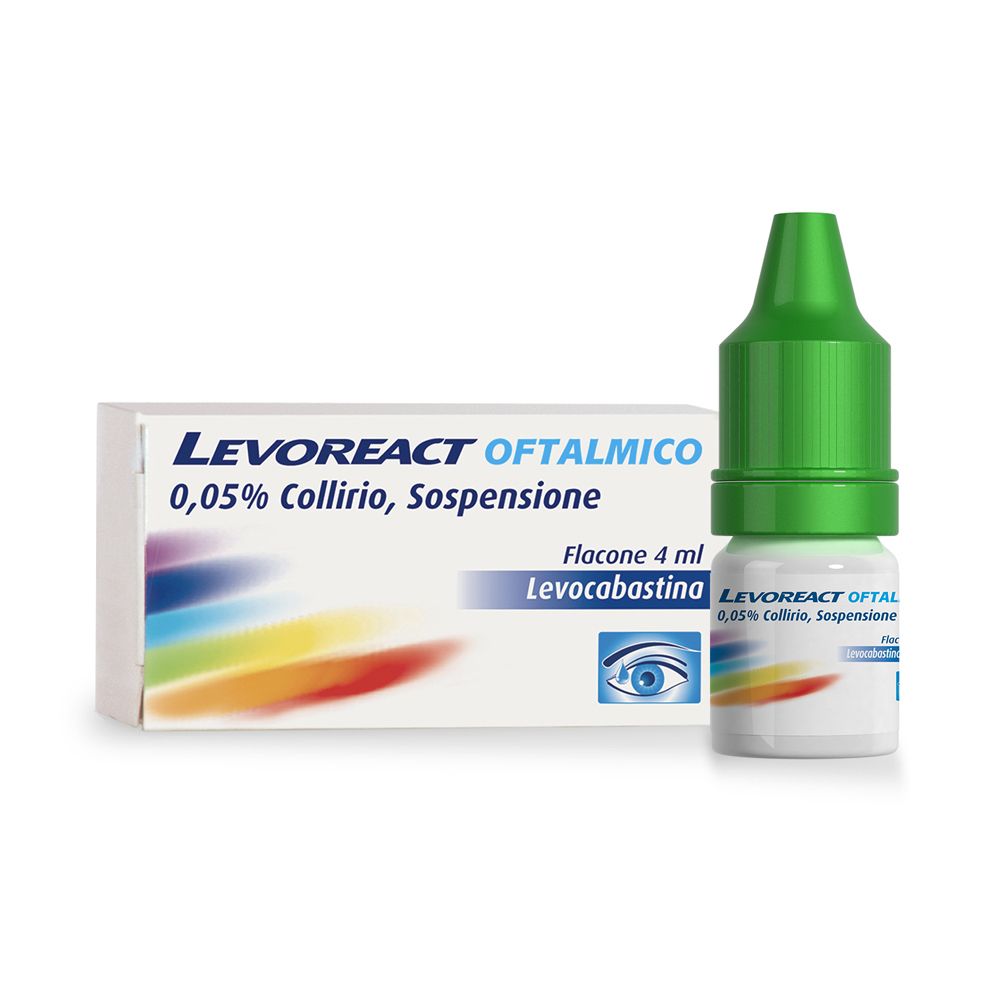 LEVOREACT OFTALMICO 0,05 % collirio, sospensione