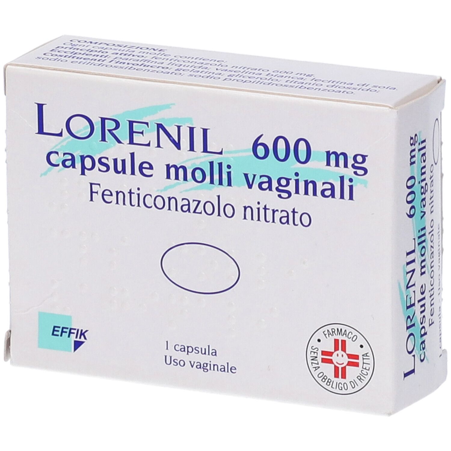 Lorenil 600 mg capsule molli vaginali