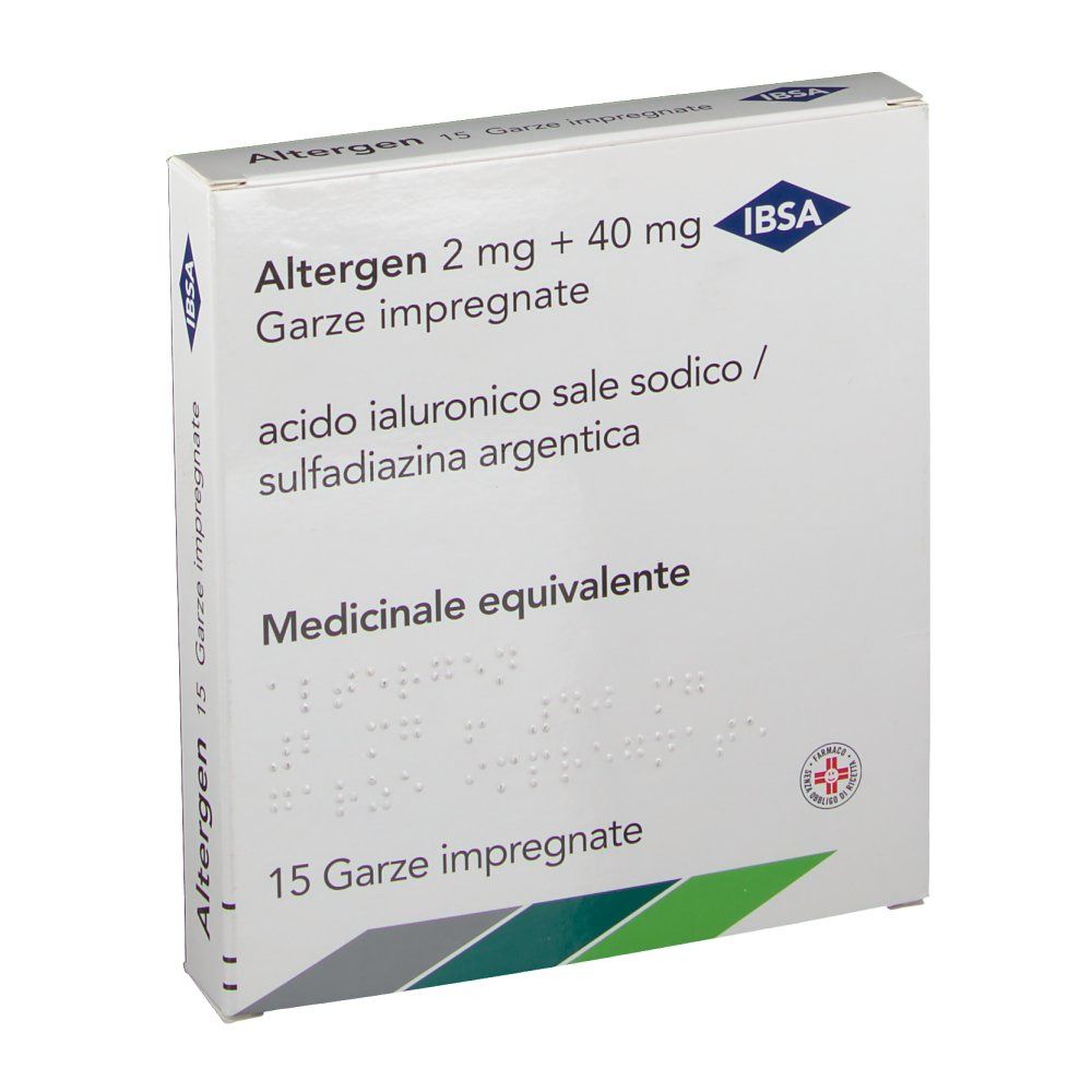 Image of Altergen 2 mg + 40 mg Garze impregnate