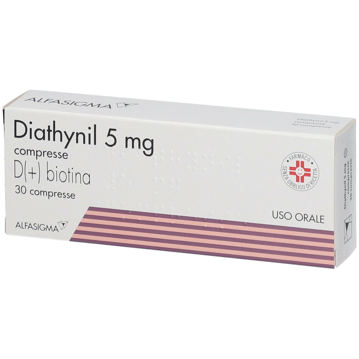 Diathynil 5 mg D(+) biotina Compresse per Dermatite Seborroica