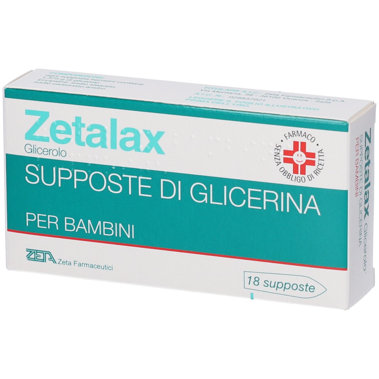 Zetalax Supposte di Glicerina per Bambini