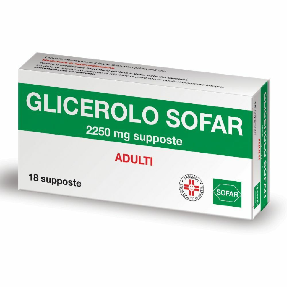 Image of GLICEROLO SOFAR Adulti 2250 mg Supposte